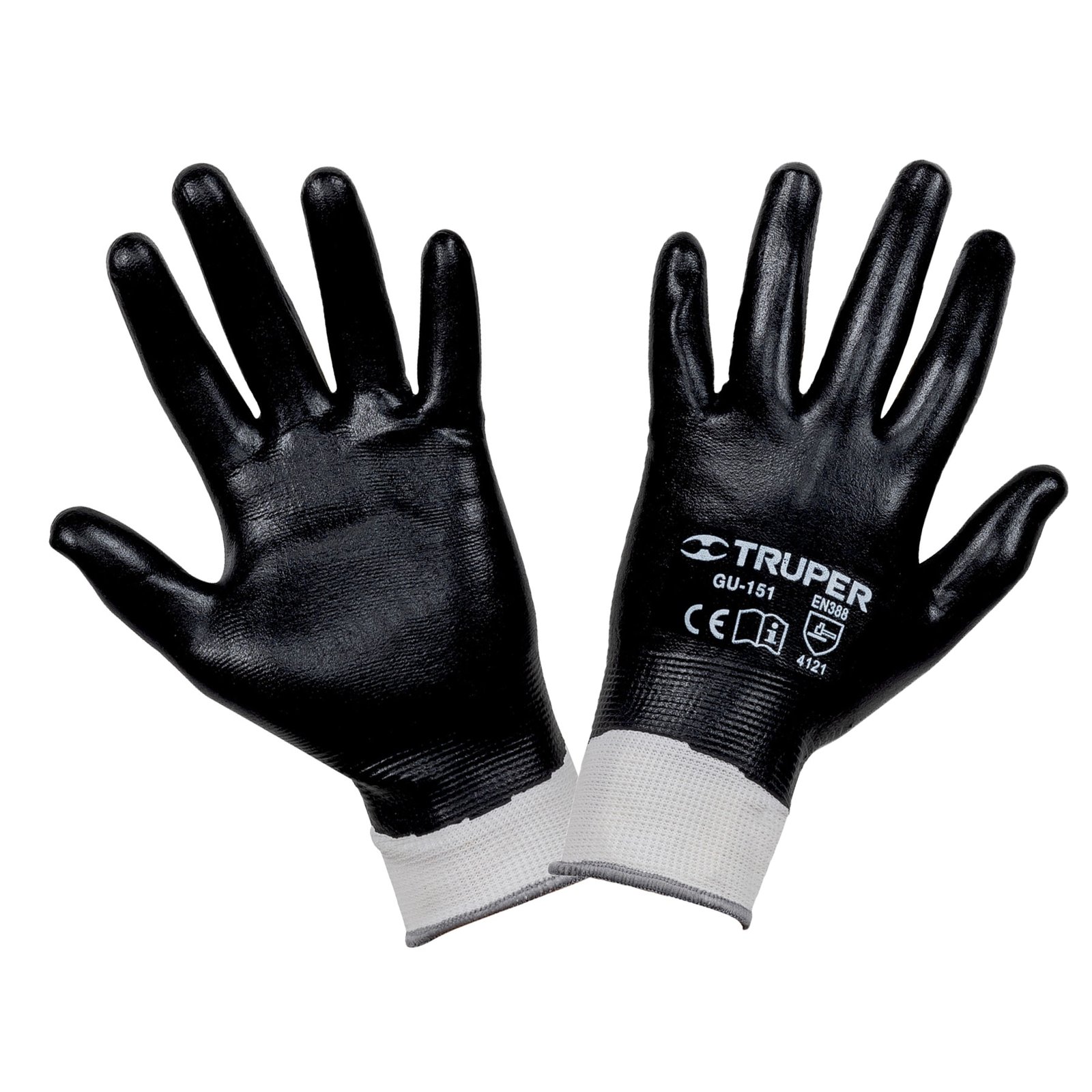 GUANTES DE POLIÉSTE CON NITRILO 151 GU-151 CH.TRUP
