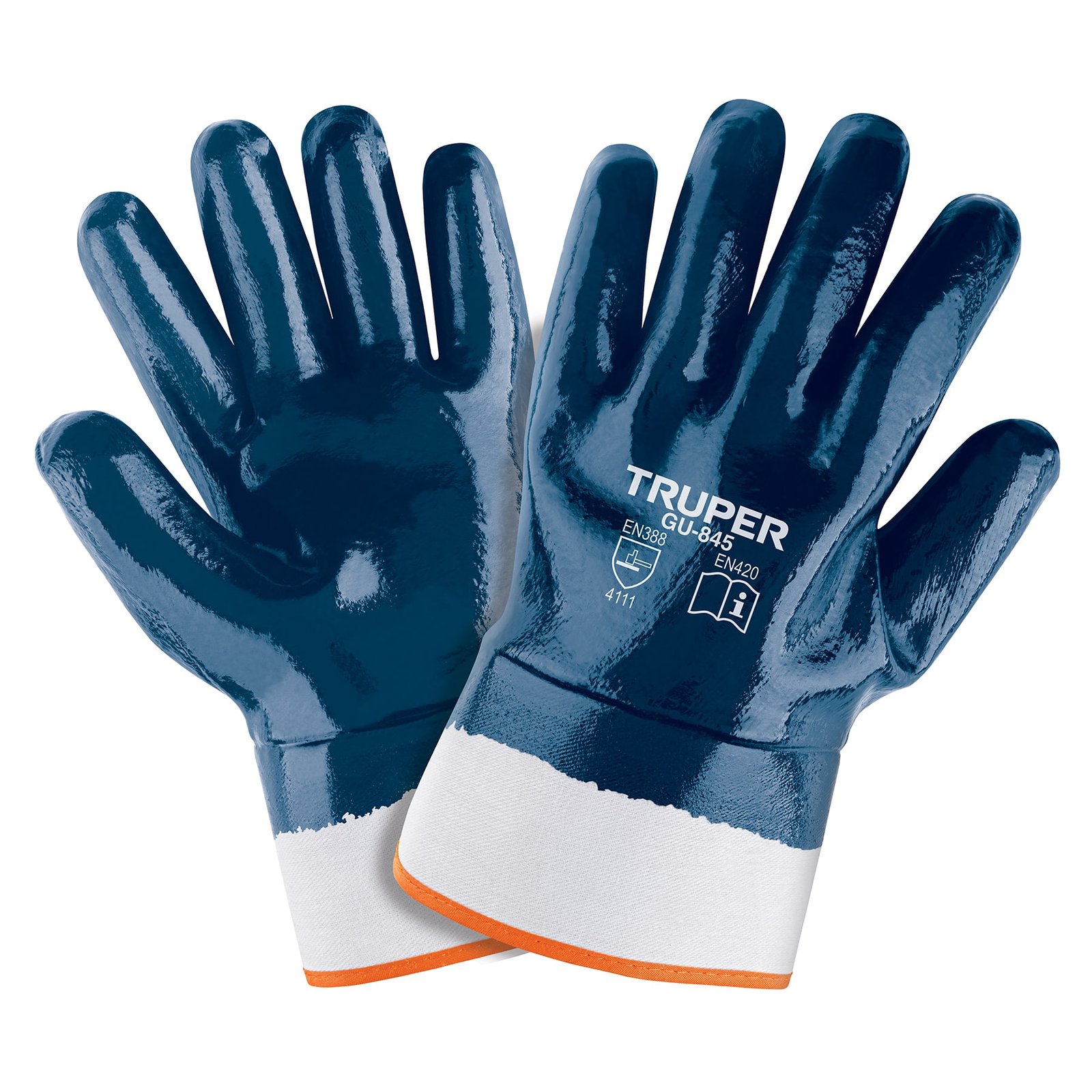 GUANTE ALGODON C/NITRILO GU-845 TRUPER