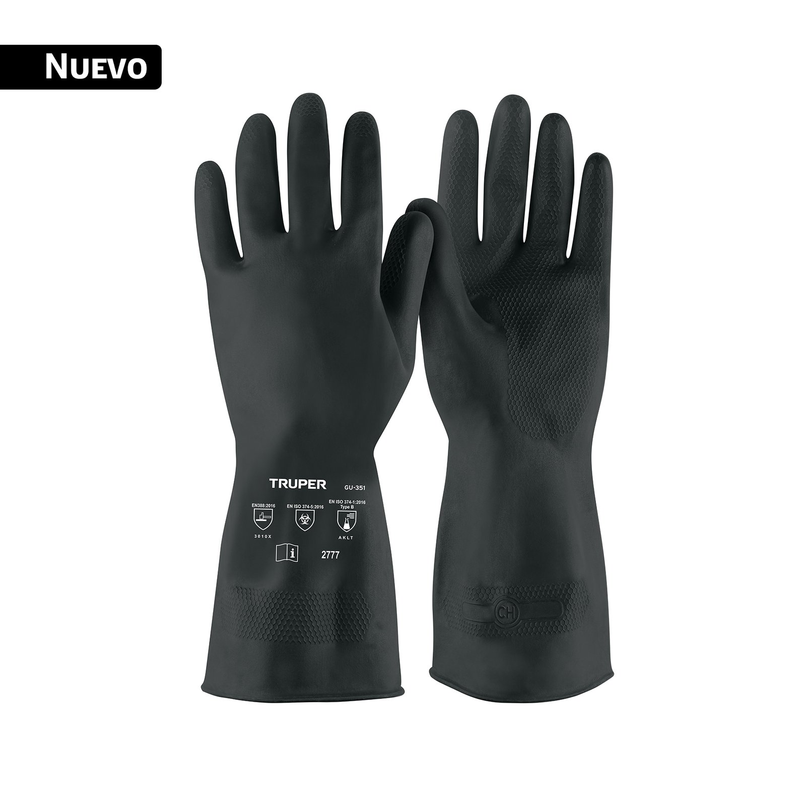 GUANTE CAUCHO TALLA S INDUST GU-351 TRUPER