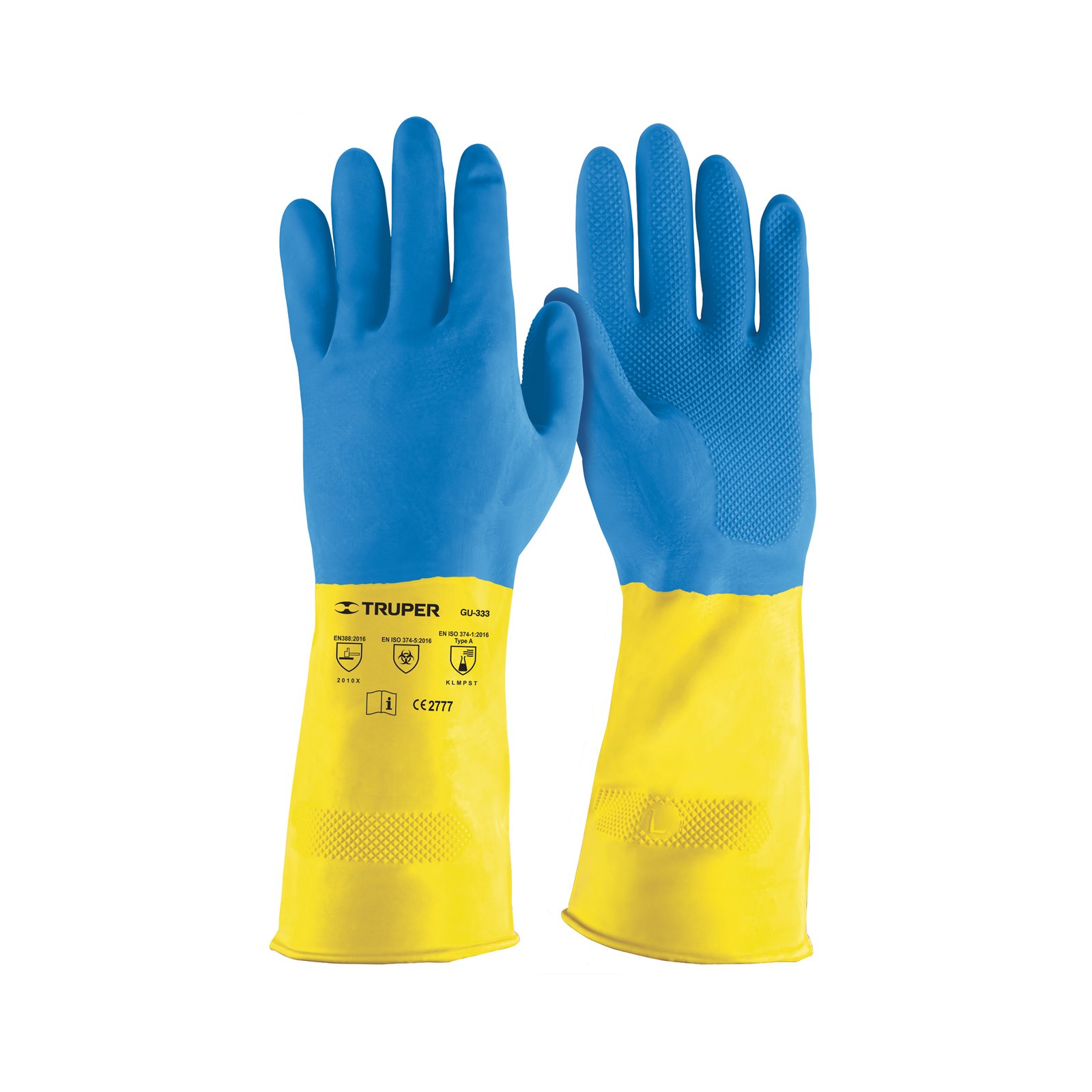 GUANTE LATEX REFORZADO TALLA L GU-333 TRUPER