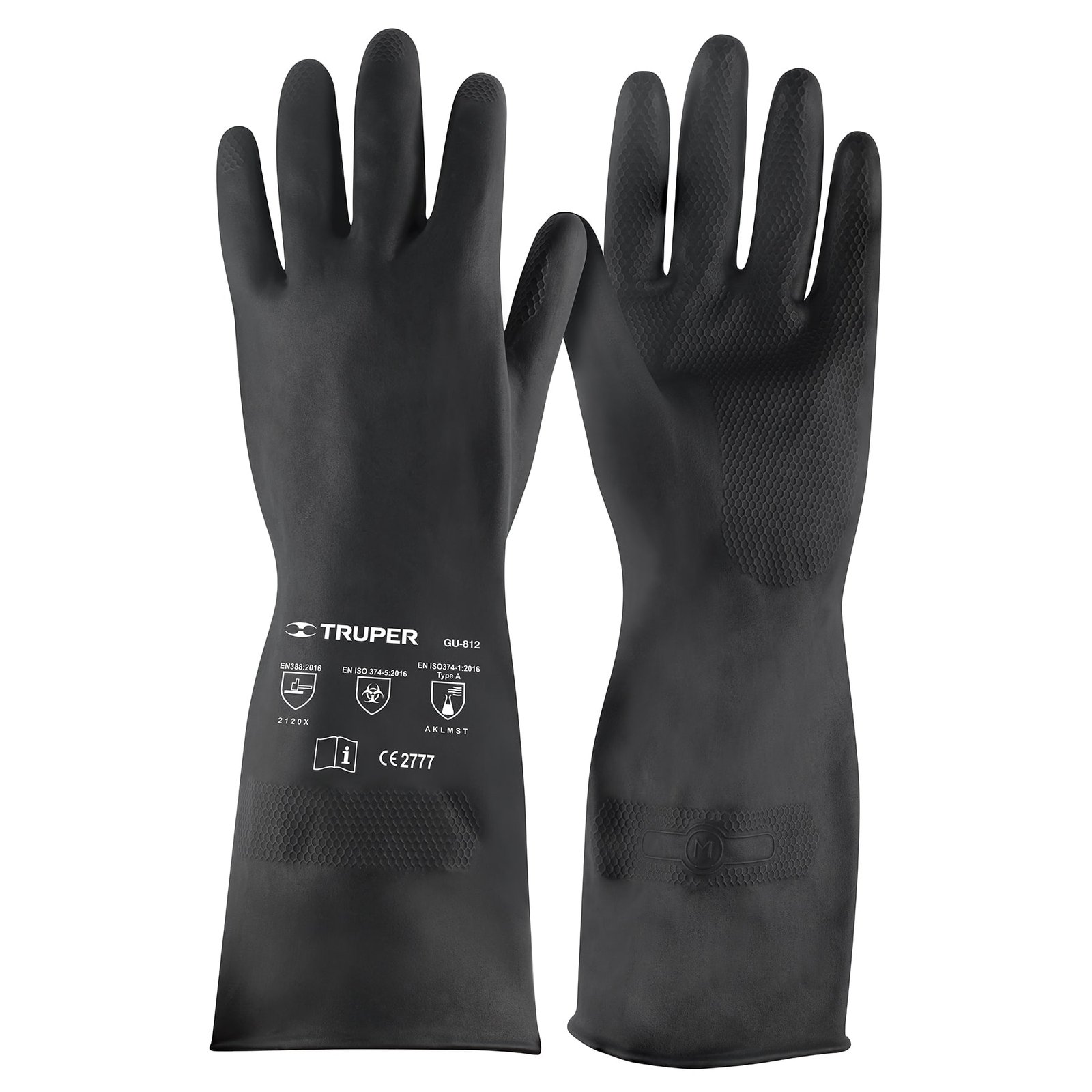 GUANTE NEOPRENO MED P/ QUIM GU-812 TRUPER