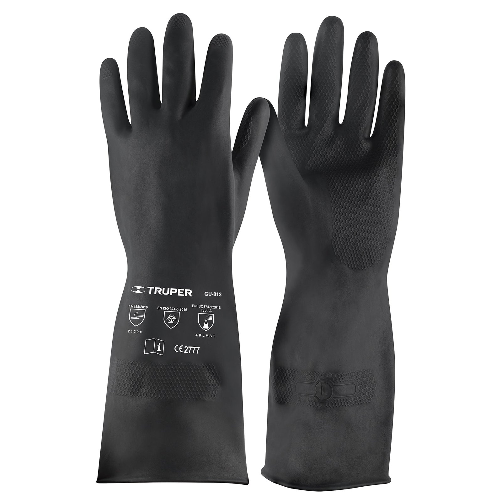 GUANTE NEOPRENO TALLA L P/ QUIM GU-813 TRUPER