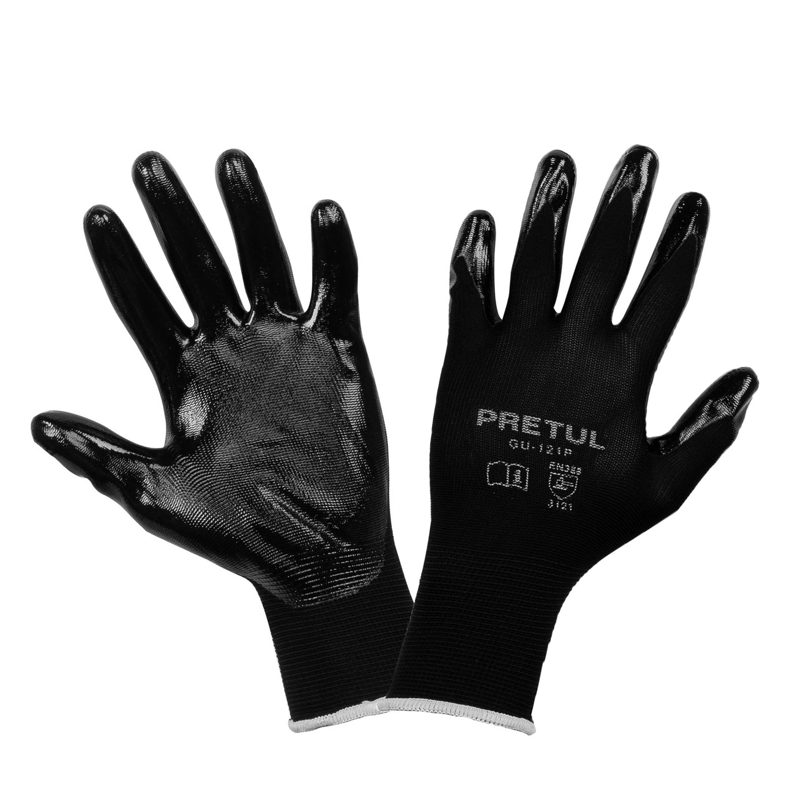 GUANTE NYLON C/NITRILO CH GU-121P PRETUL