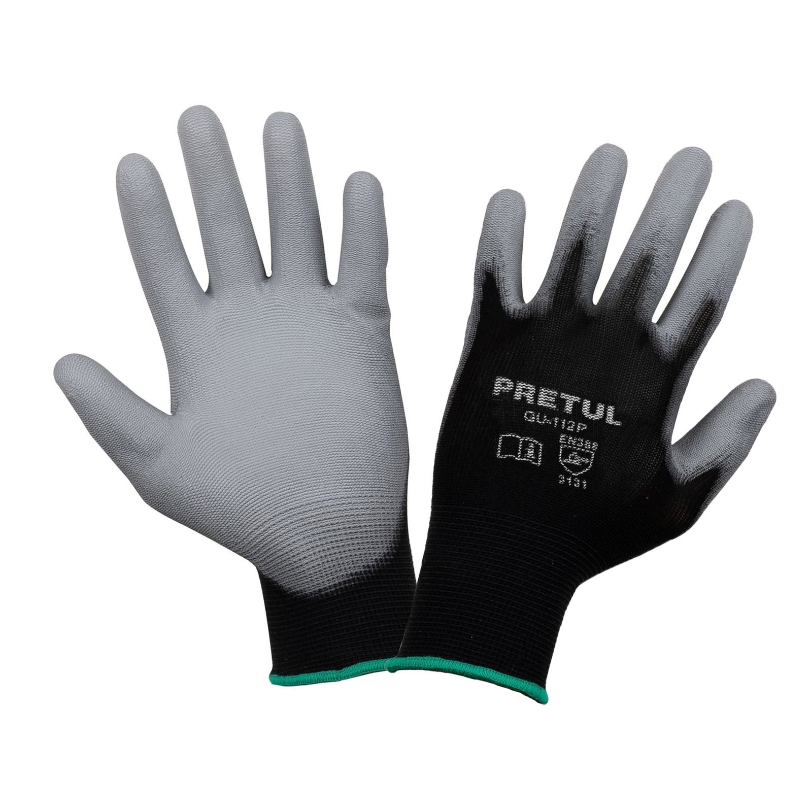 GUANTE NYLON C/POLIURETANO M GU-112P PRETUL