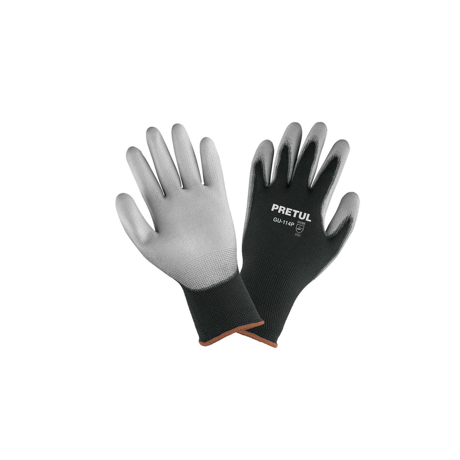 GUANTE NYLON C/POLIURETANO XL GU-114P PRETUL