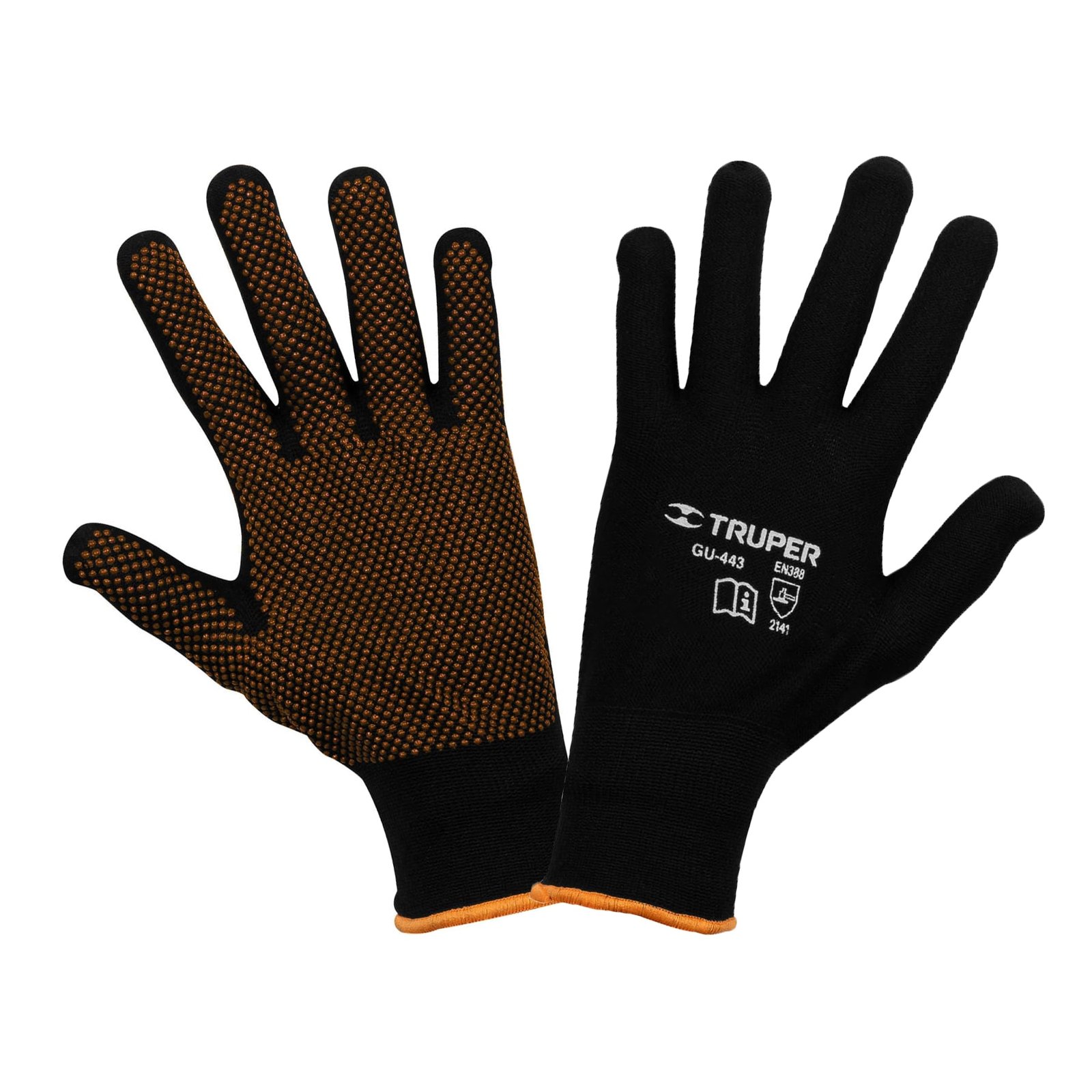 GUANTE PUNTOS PVC PALMA GDE GU-443 TRUPER