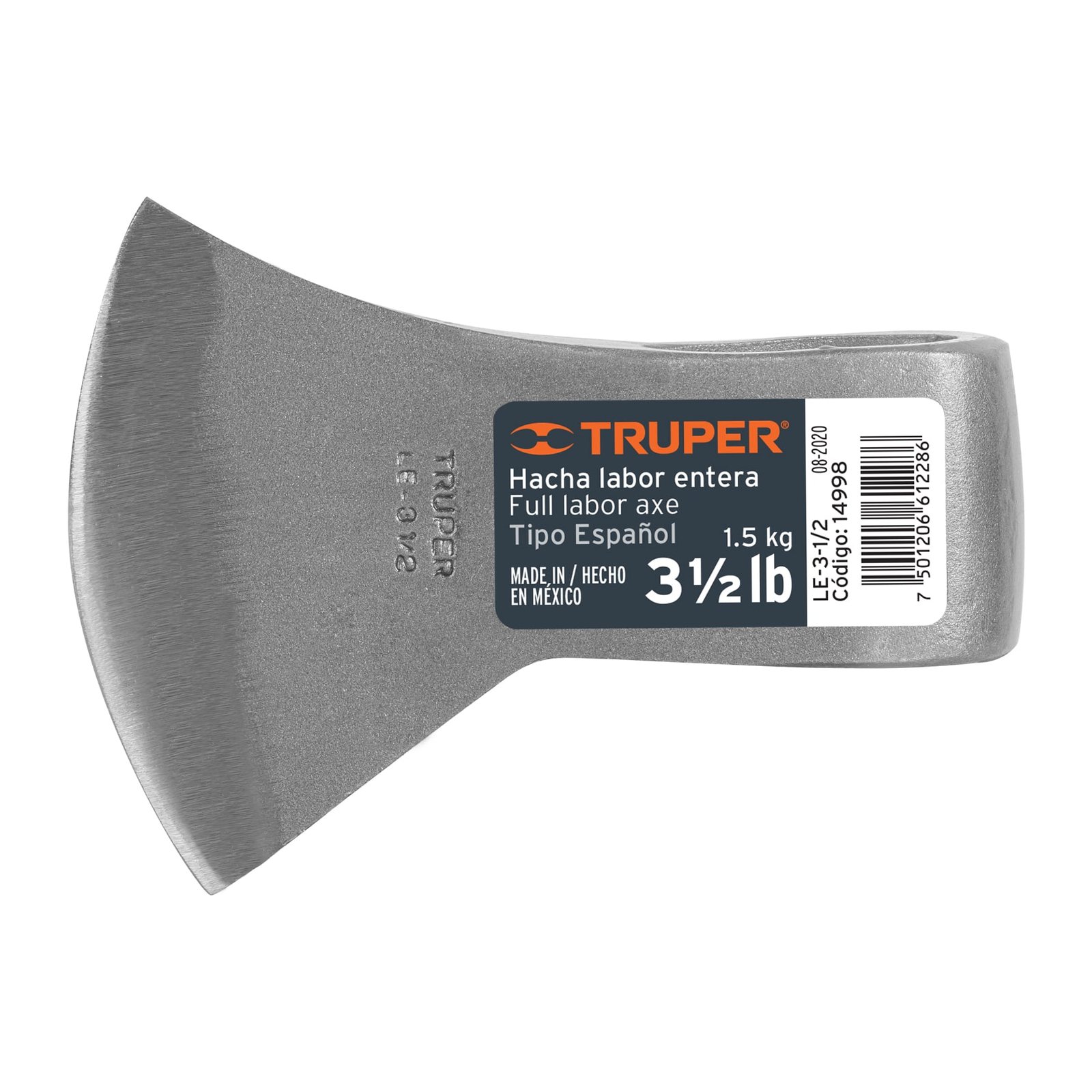 HACHA S/CABO 2GAV 31/2LBS LE-3-1/2 TRUPER