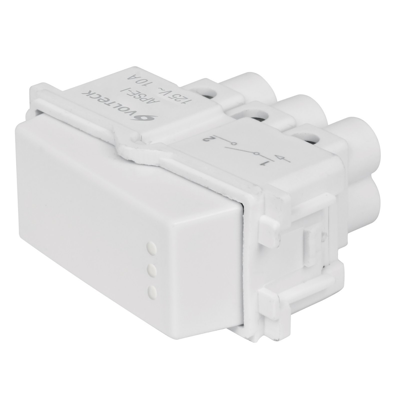INTERRUPTOR SENCILLO BLANCO APSE-IB VOLTECK