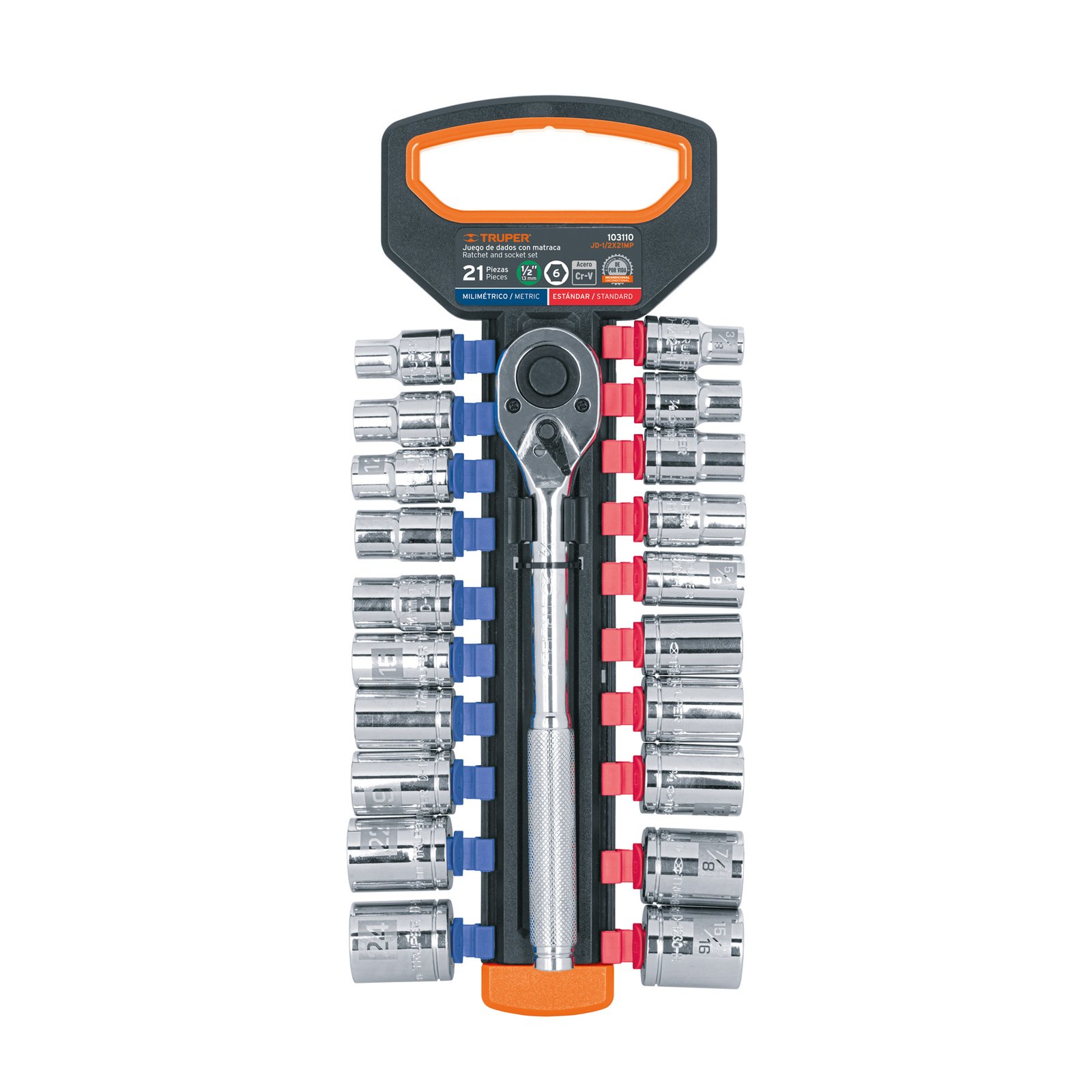 JGO.21 PIEZAS RATCH Y CUBOS MIX JD-1/2X21MP TRUPER