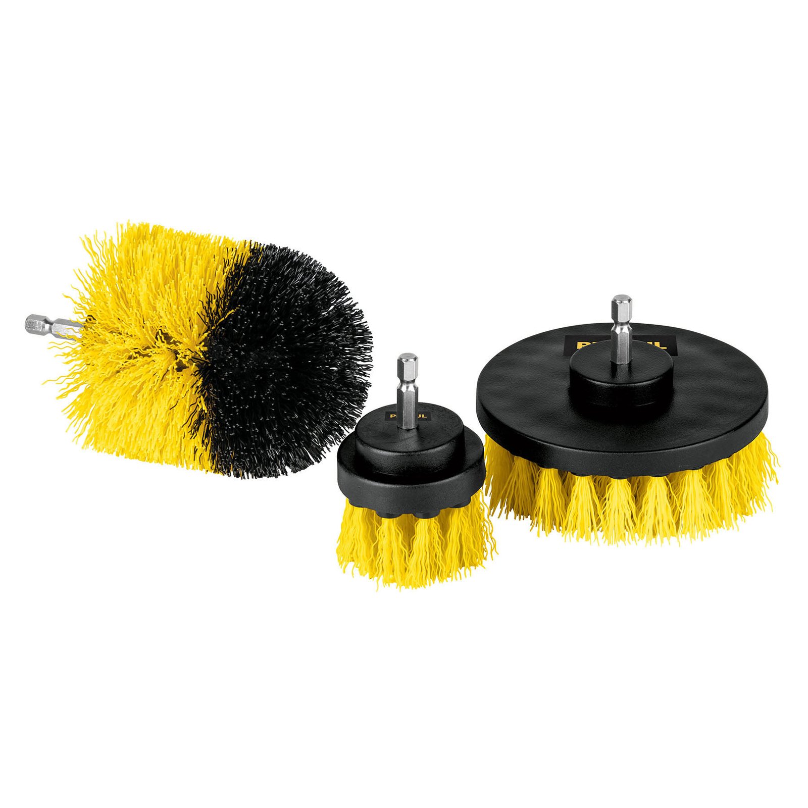 JGO.3 CEPILLOS MULTIUSOS P/TALADRO JCE-3P PRETUL