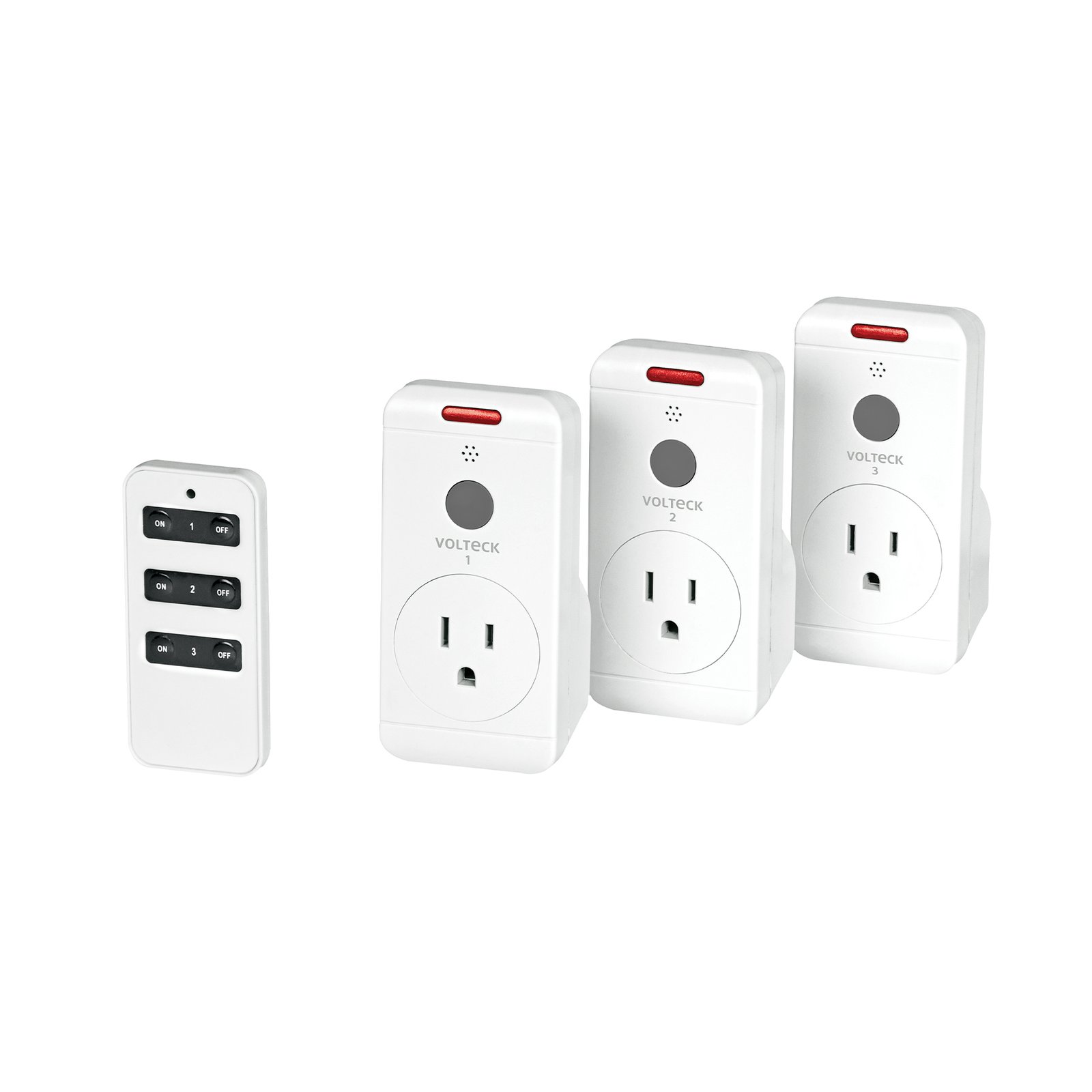 JGO.DE 3 TOMAS C/CONTROL REMOTO JCOR-3 VOLTECH