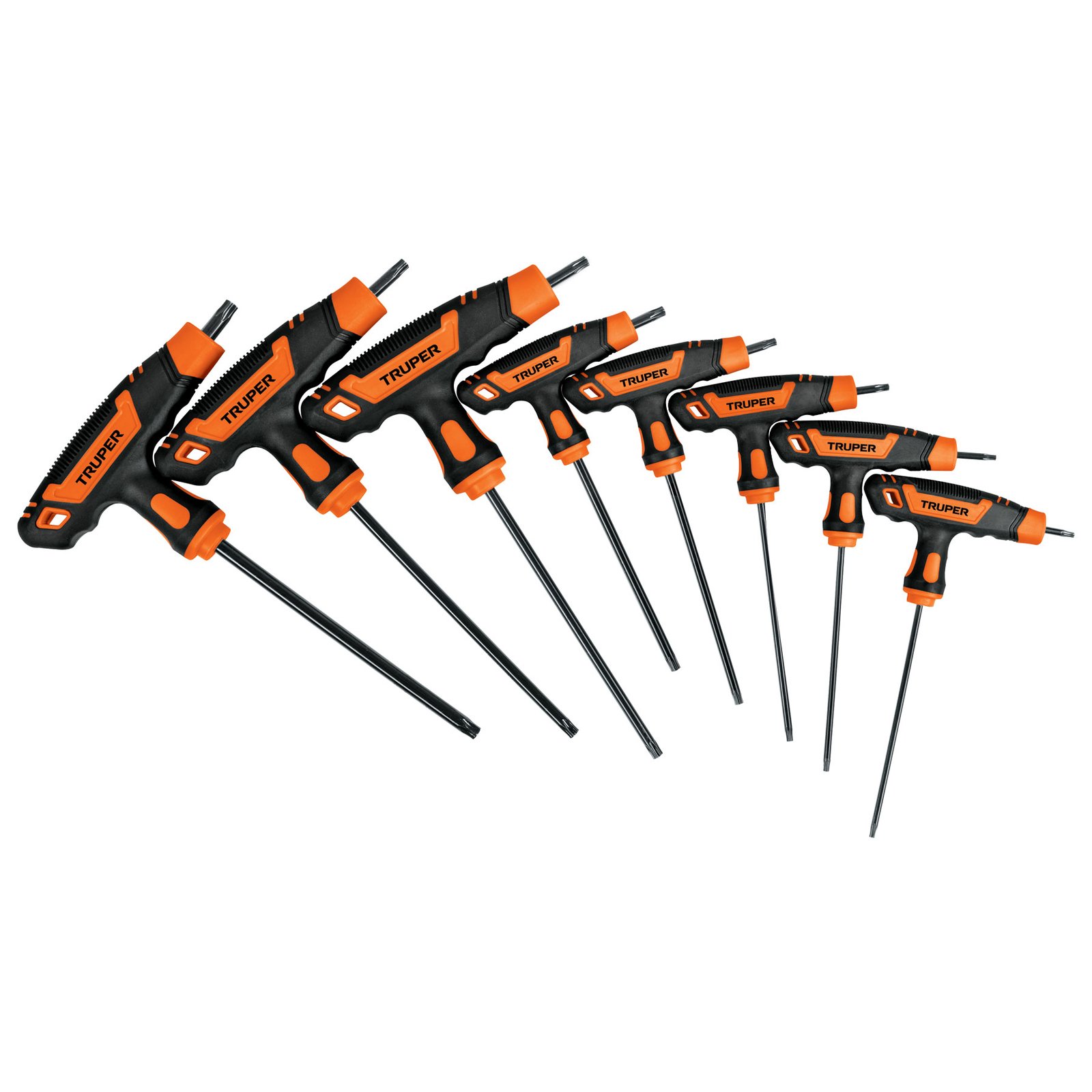 JGO.LLAVES ALLEN C/MANGO LARGAS TORX-8TLX TRUPER