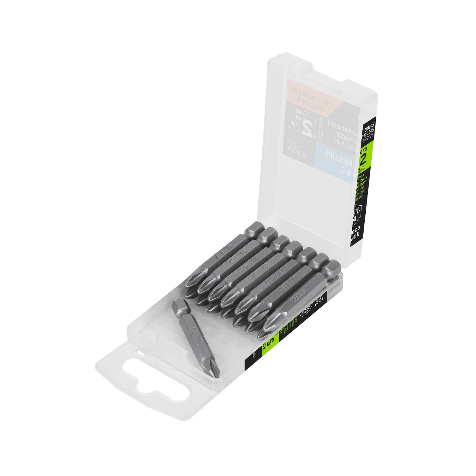 JGO 15 PUNTAS PHILL NO.2 DE 2" PUDE-1202-15 TRUPER