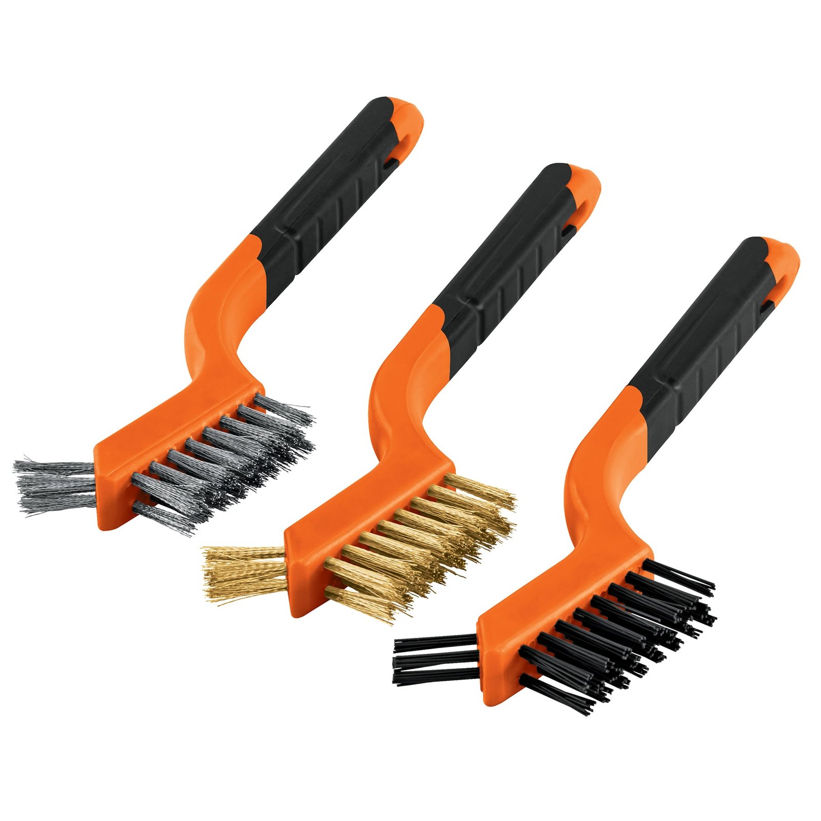 JGO. 3 CEPILLOS DE ACERO MGO CONFORT JCEA-3 TRUPER