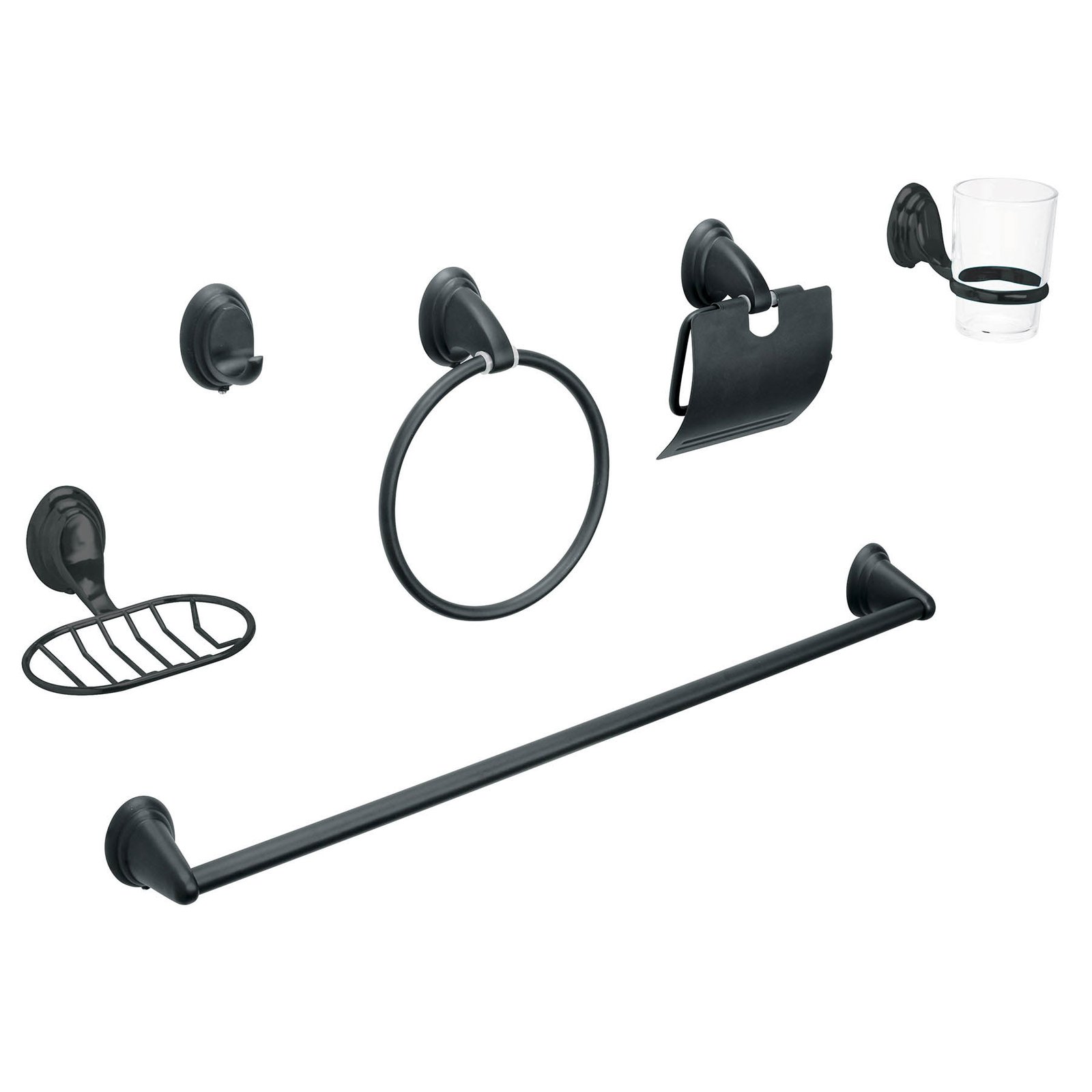 JGO 6 ACCESORIOS P/BAÑO NG MATE AQA-4003M AQUA