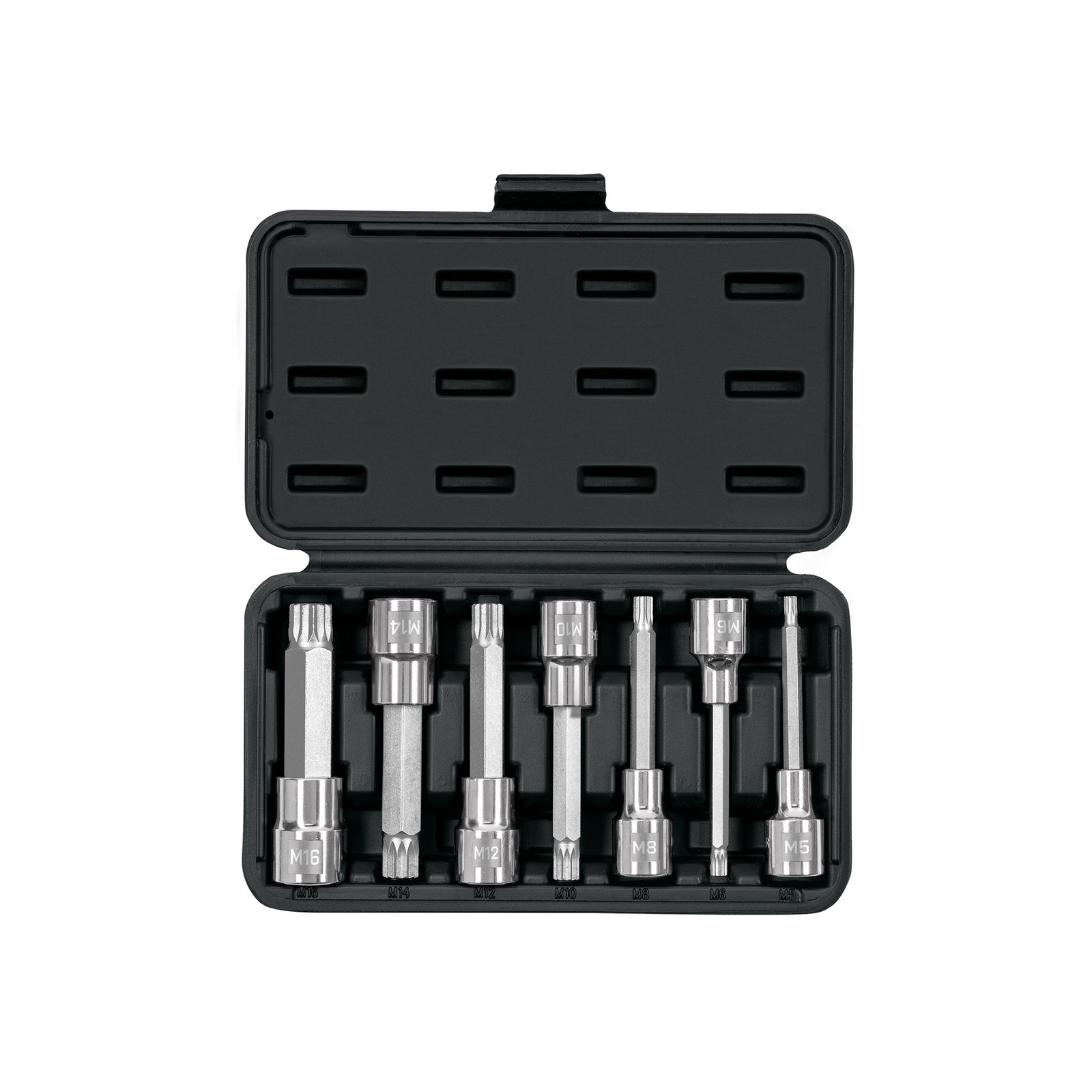 JGO. 7 CUBOS PUNTA LARGA 1/2" JD-1/2X7-BL TRUPER