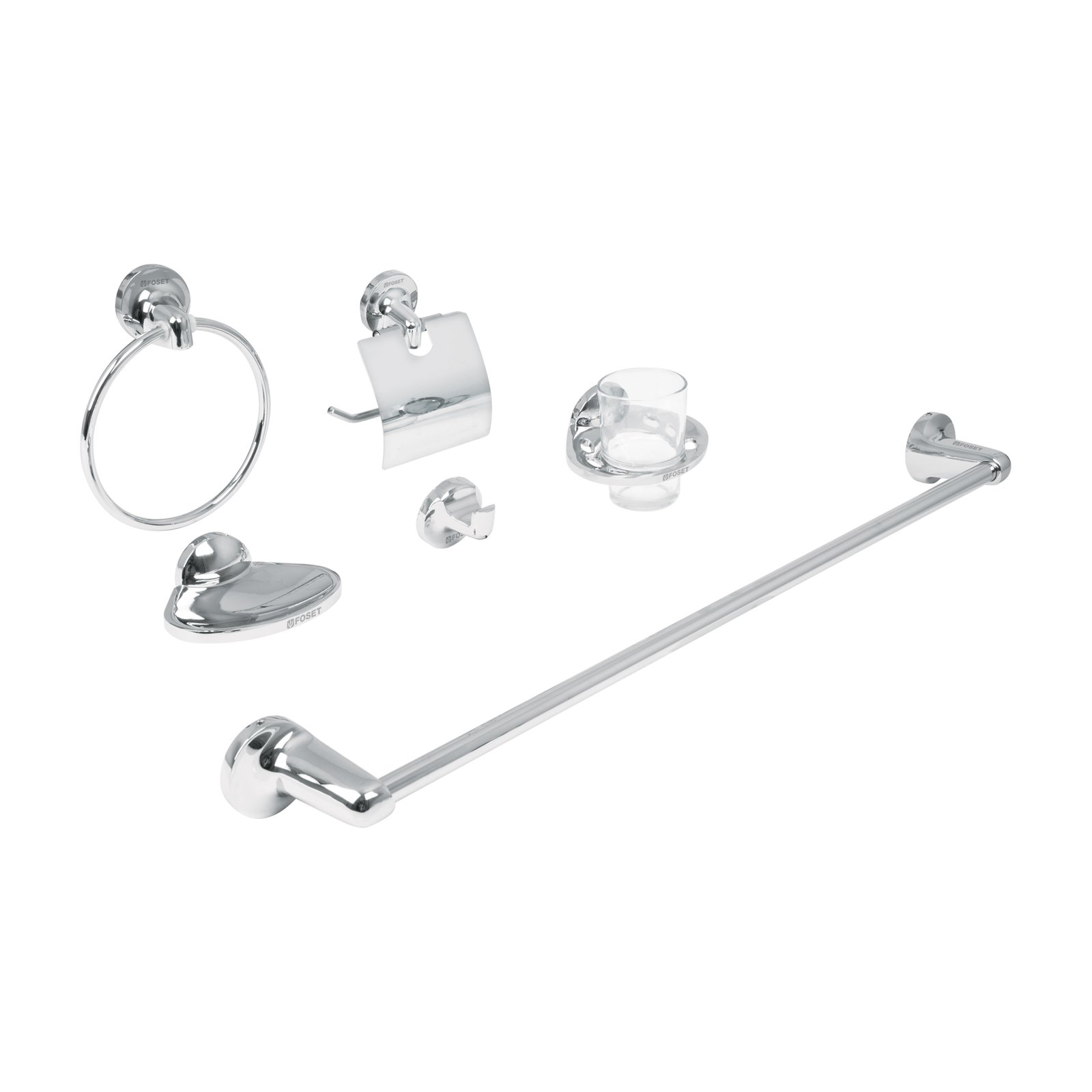 JGO. ACCES. P/BAÑO AQUA 6p J-4000 FOSET-TRUPER