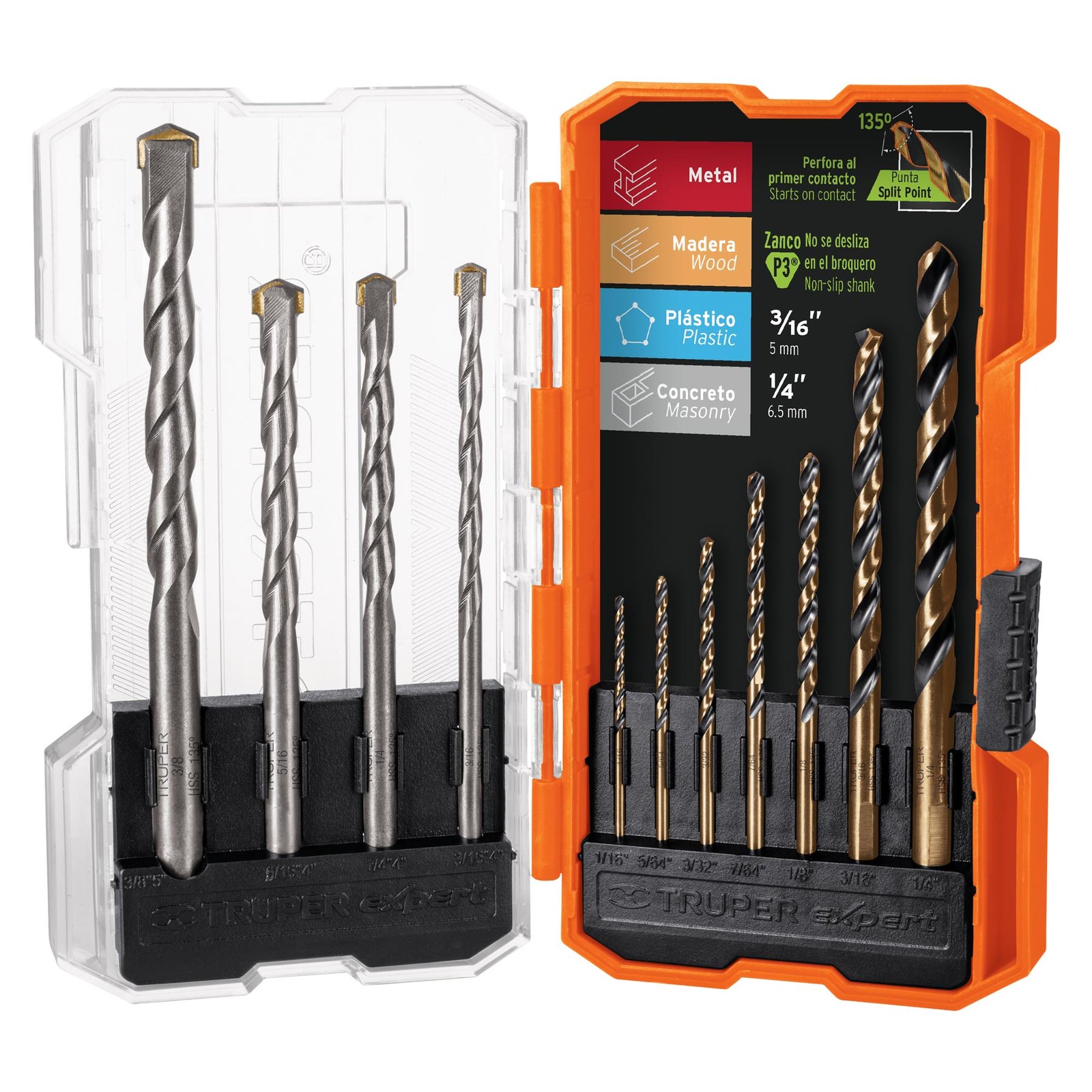JGO. BROCAS METAL-CONCRETO 11PZS JBAC-11 TRUPER