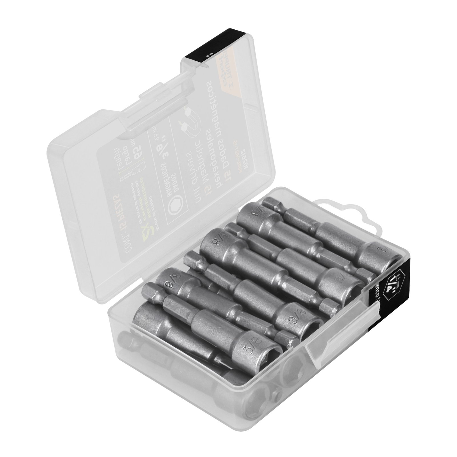JGO CON 15 DADOS MAGNETIC 3/8 PUDE-9027-15 TRUPER