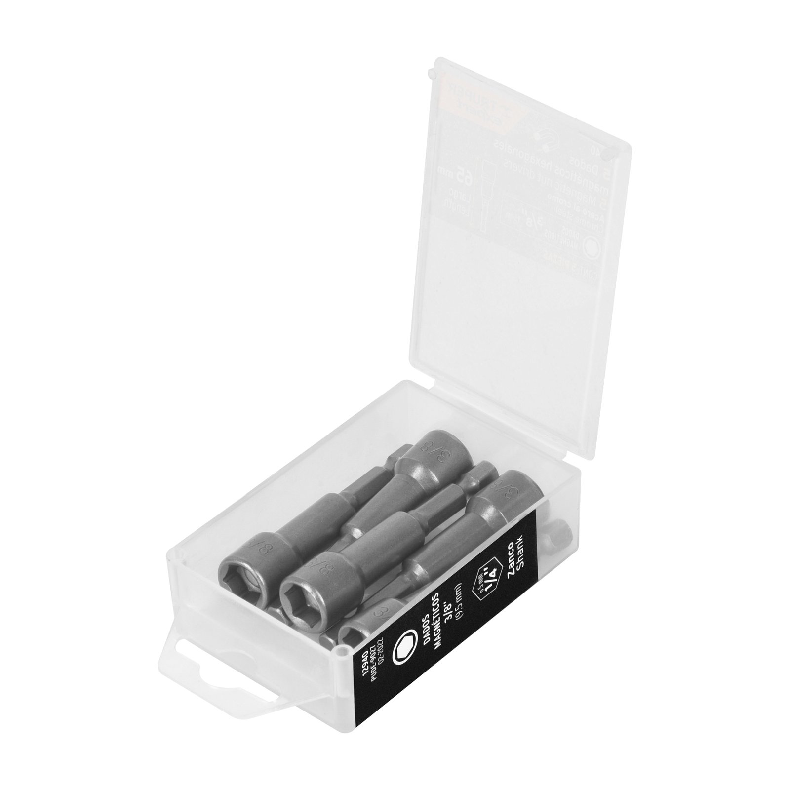 JGO CUBO P/TECHO 5PC 3/8" P/TALAD PUDE-9027 TRUPER