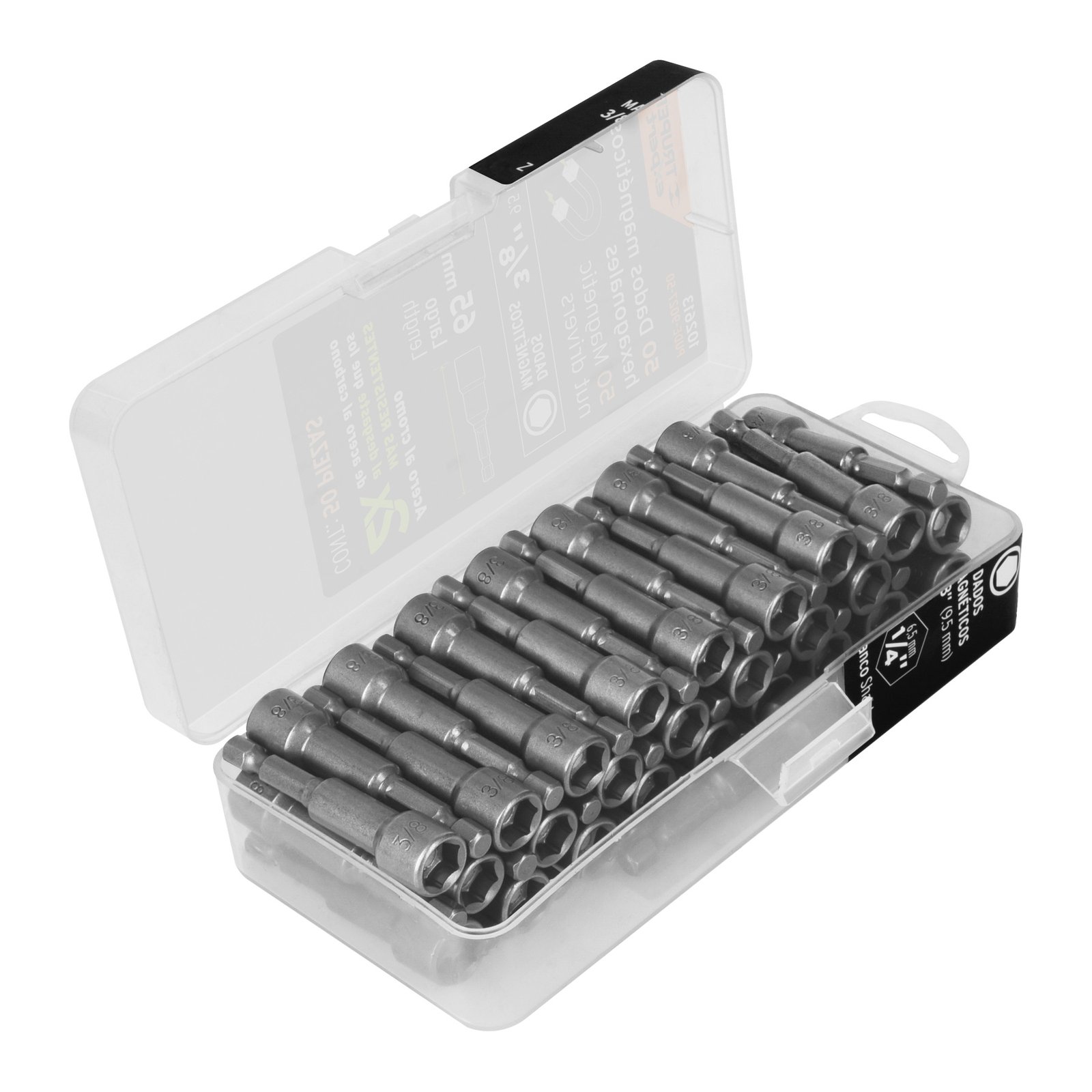 JGO CUBO P/TECHO 50PCS 3/8 PUDE-9027-50 TRUPER