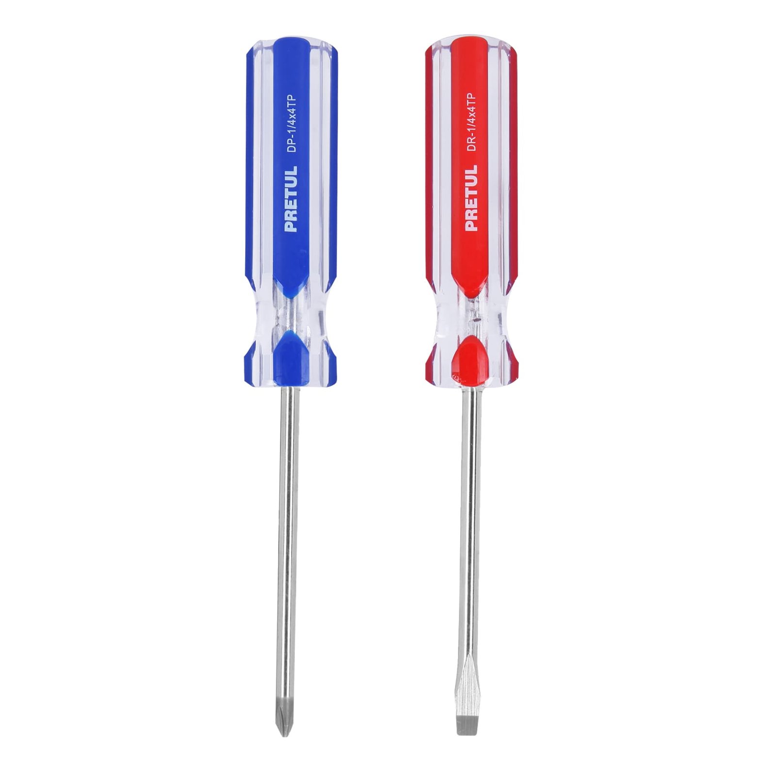 JGO. DESATORNILLADOR 2pzs TRANSP DUO-1/4X4T PRETUL