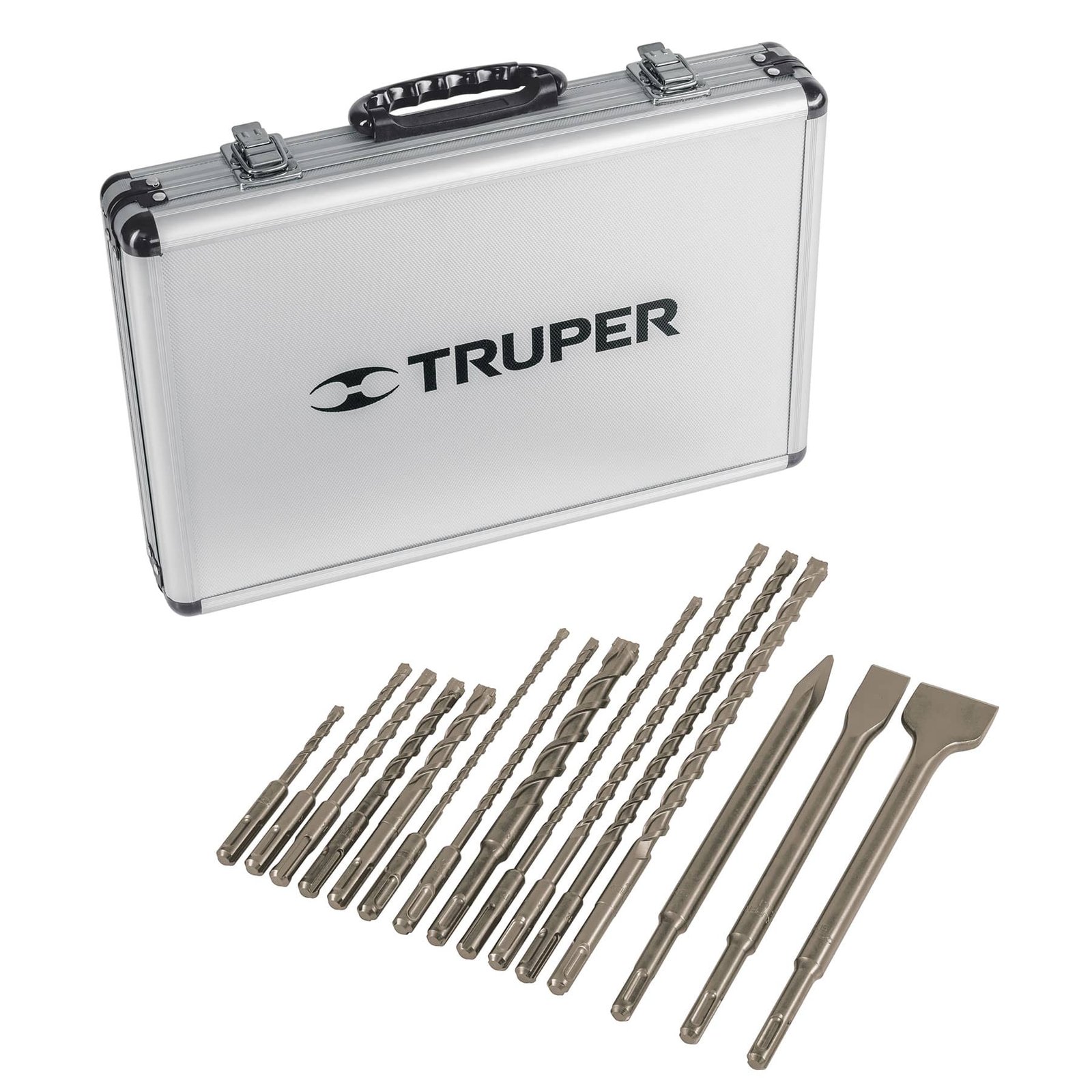 JGO DE 12 BROCAS 3 CINCELES 15PC JSDS-15 TRUPER