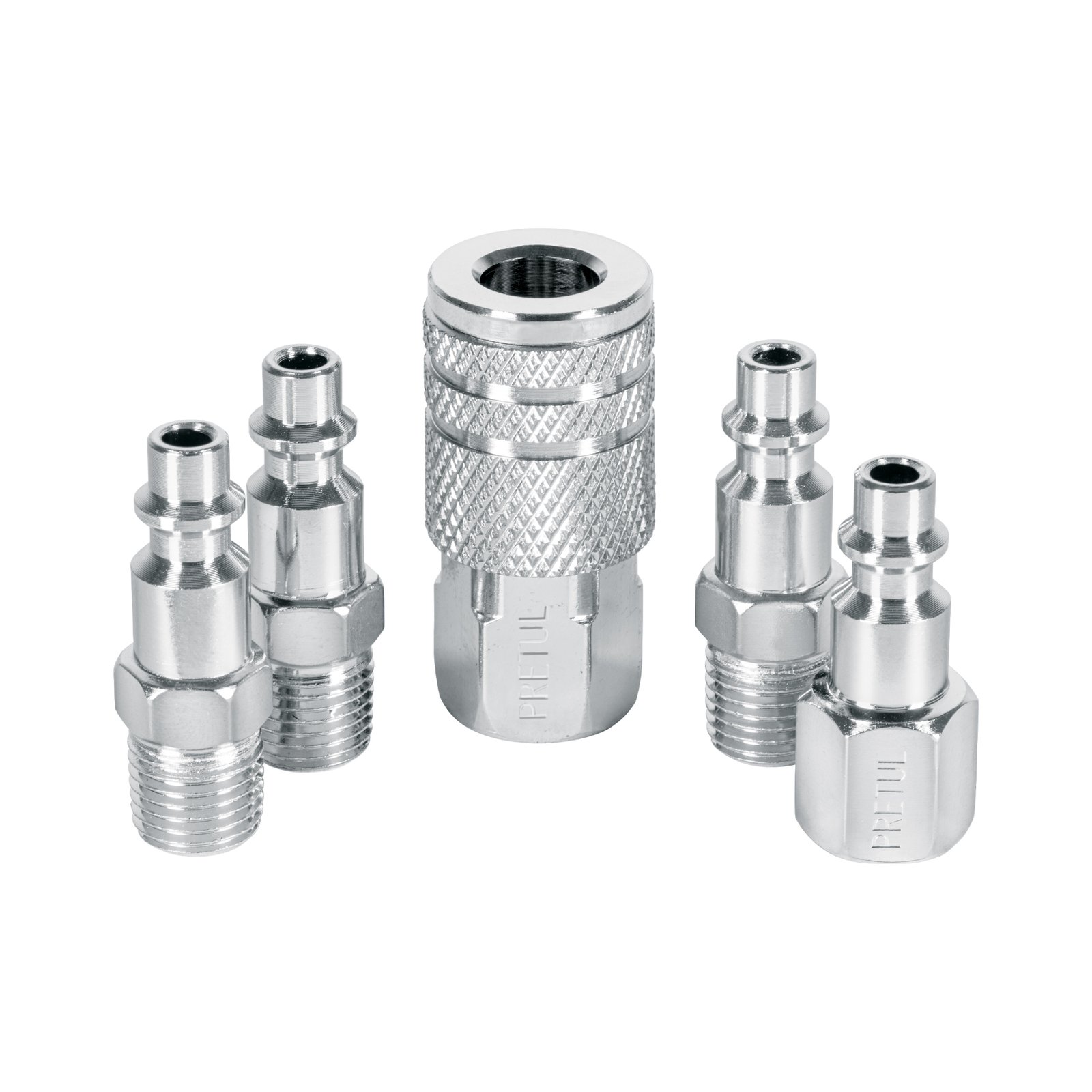 JGO. DE ACOPLE MANG 1/4NPT 5p CORAL-5P PRETUL