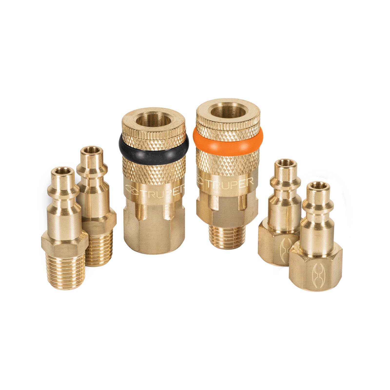 JGO. DE ACOPLE P/MANG 1/4NPT 6pz CORAL-6 TRUPER
