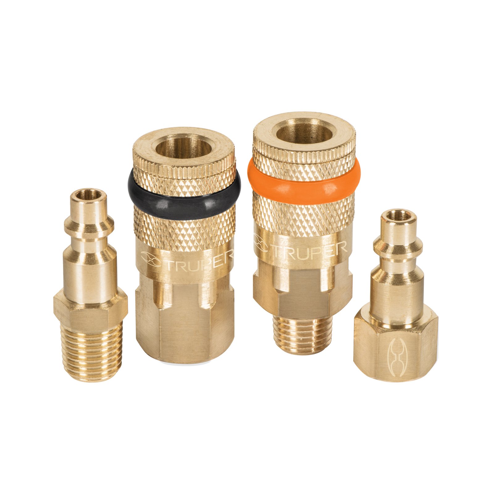 JGO. DE ACOPLE P/MANG 1/4NTP 4pcs CORAL-4 TRUPER