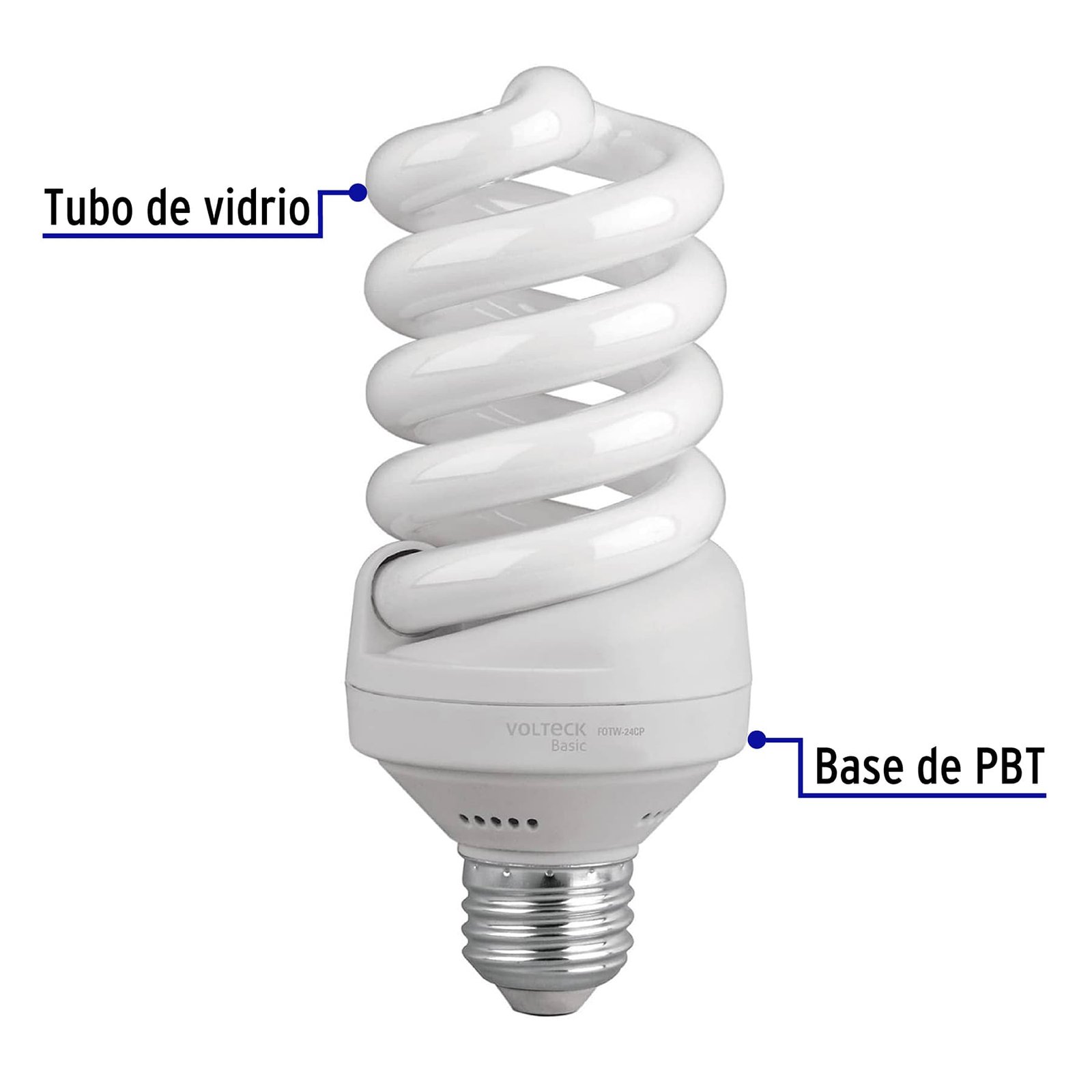 JGO DE FOCOS ESPIRAL FOTW-24CPX4 VOLTECK TRUPER