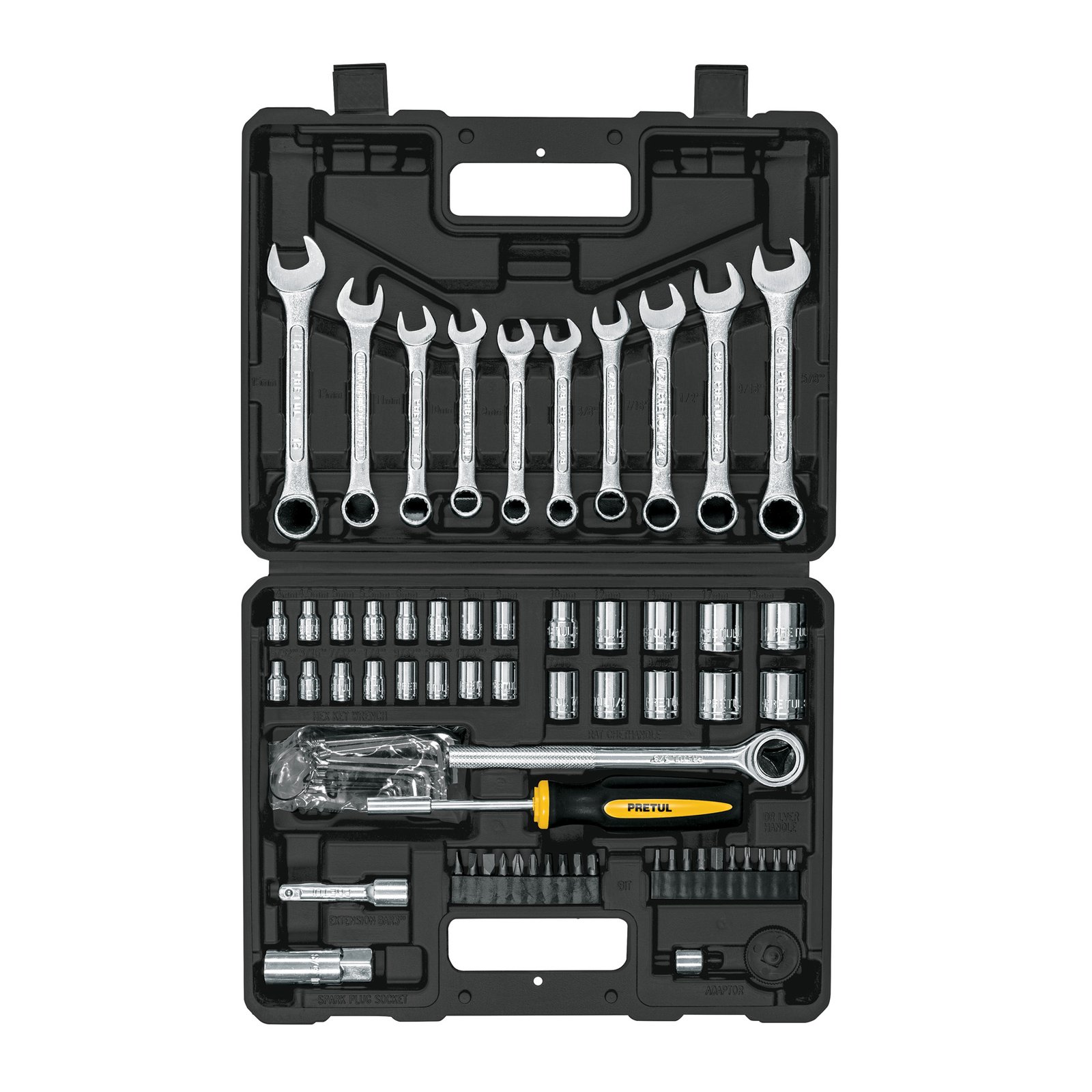 JGO. HERRAMIENTA MECANICA 70 PIEZAS SET-73 PRETUL