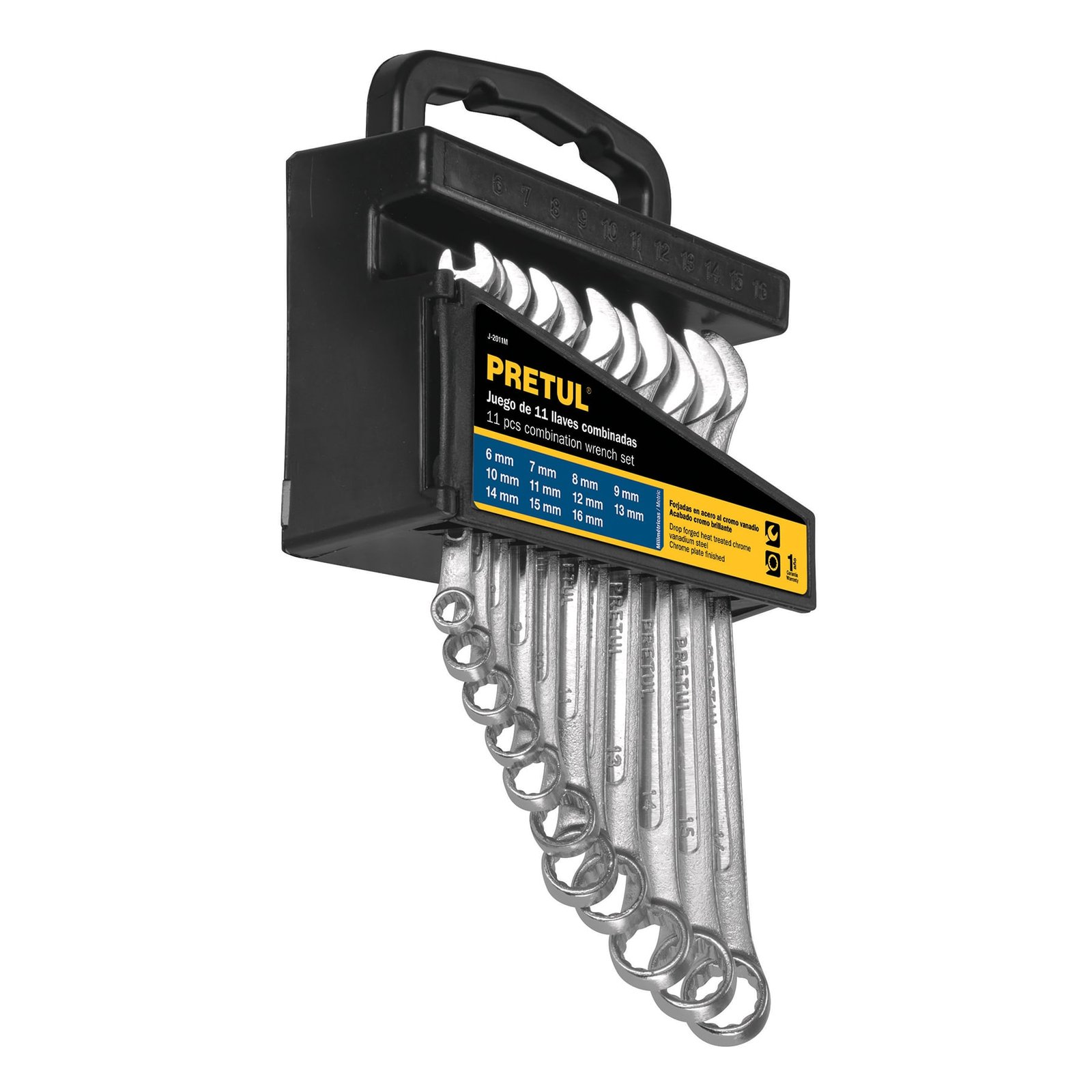 JGO. LLAVES COROF 11PZS (6mm-16mm) J-2011M PRETUL