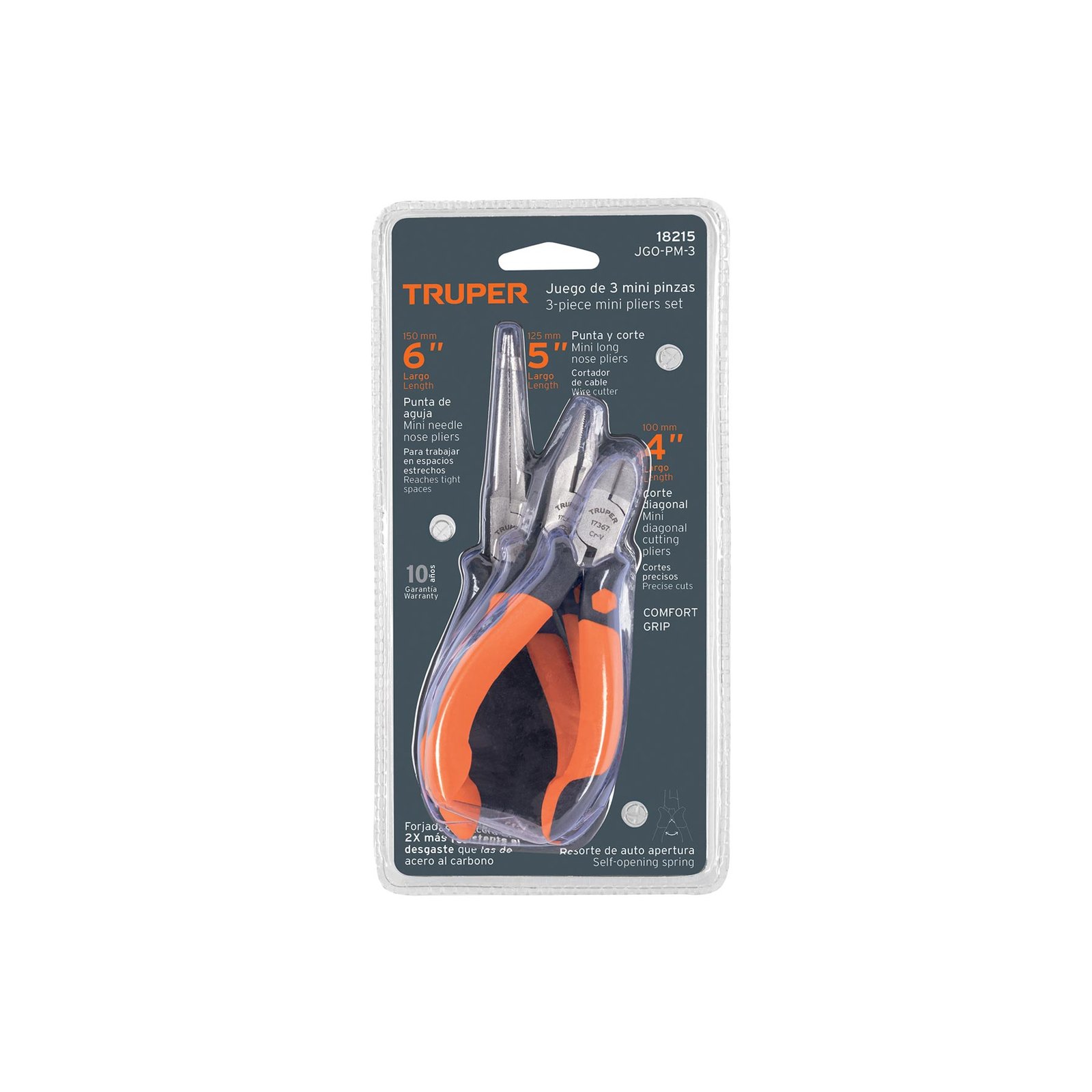 JGO. MINIPINZAS 3pz BLISTER JGO-PM-3 TRUPER