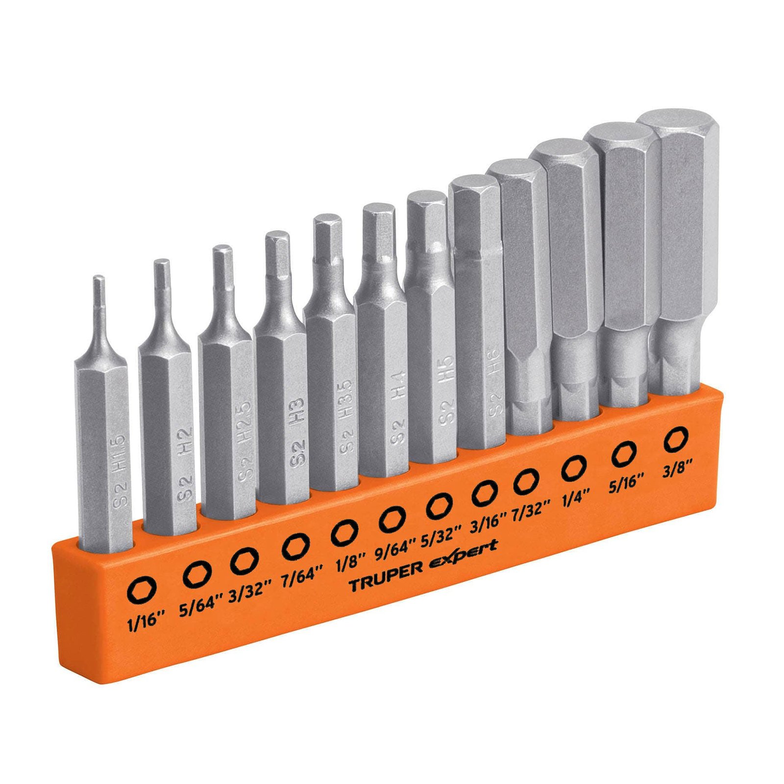 JGO. PUNTAS HEXAG COMBI 2" 12pzs PUDE-12H2P TRUPER
