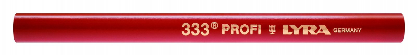 LAPIZ P/CARPINTERO LYRA ROJO # 333-24 CAJA DE 100