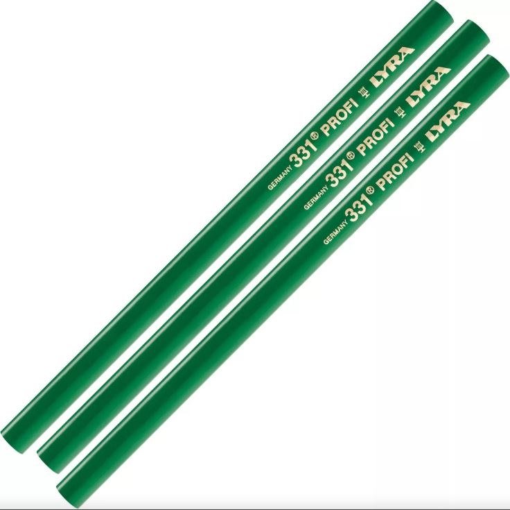 LAPIZ P/CONCRETO LYRA VERDE # 331-24 CAJA DE 100