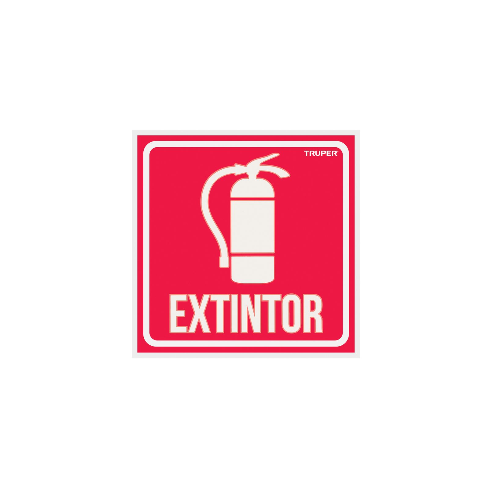 LETRERO PLAST EXTINTOR LIN-08 TRUPER