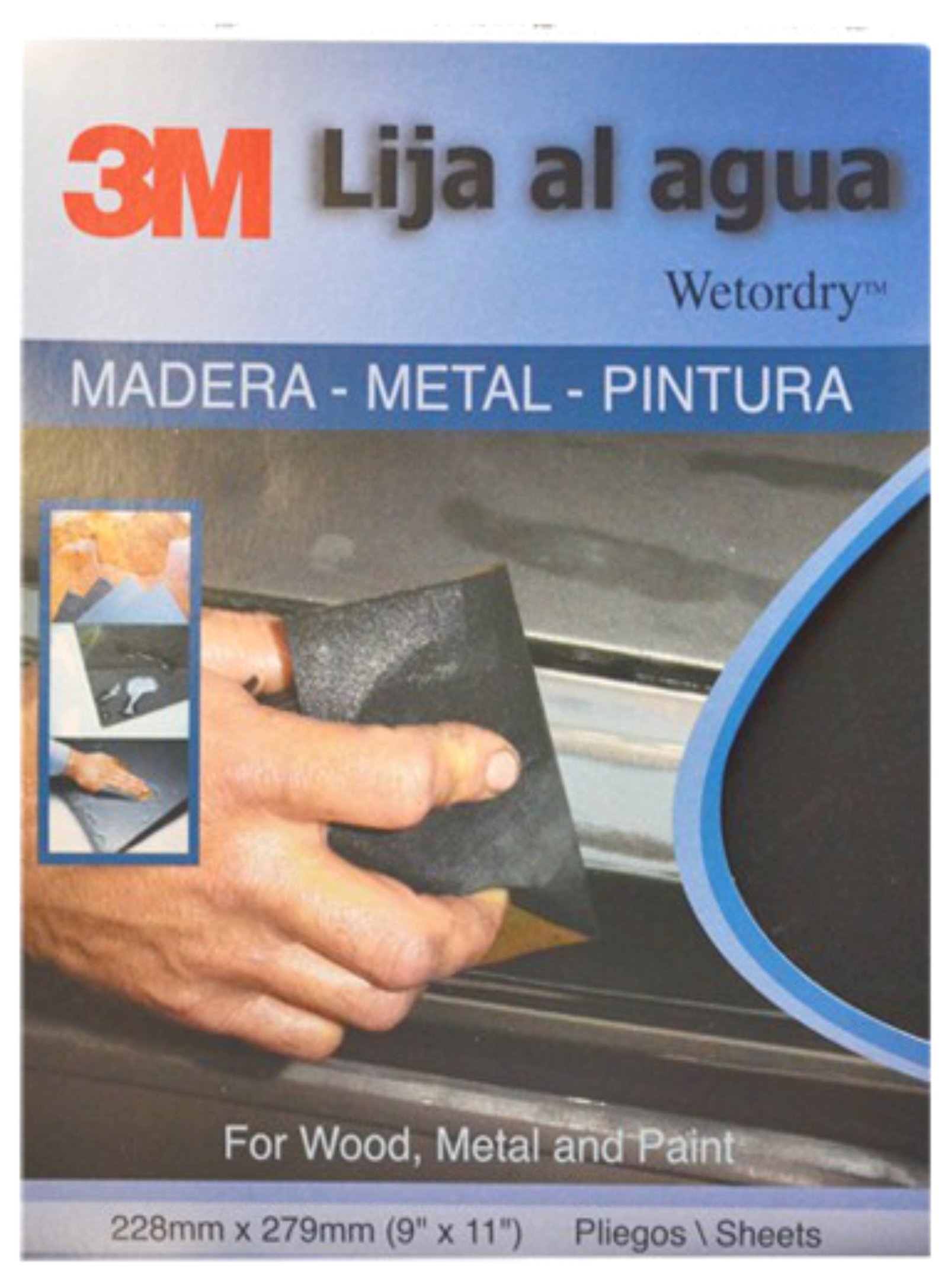 LIJA 3M P/AGUA #360 PAQ 50 UNDS