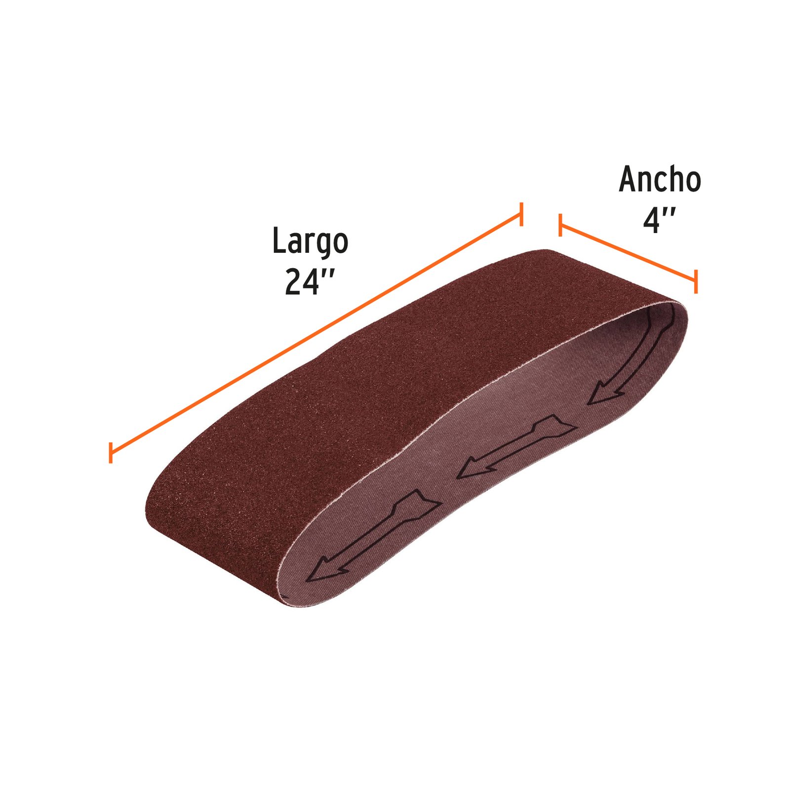 LIJA DE BANDA 4X24 G120 PRECIO UNIT PAQ 5P TRUPER