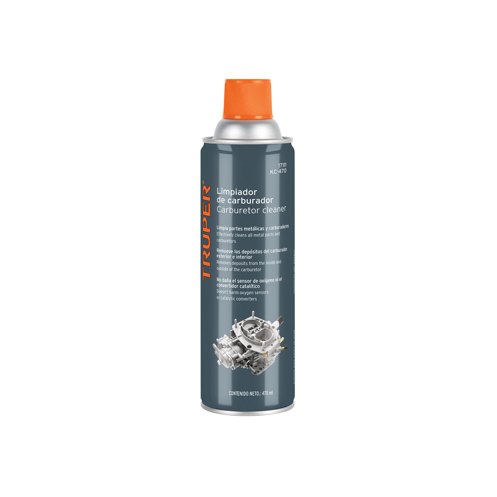 LIMPIADOR DE CARBURADOR 470ML 16oz KC-470 TRUPER