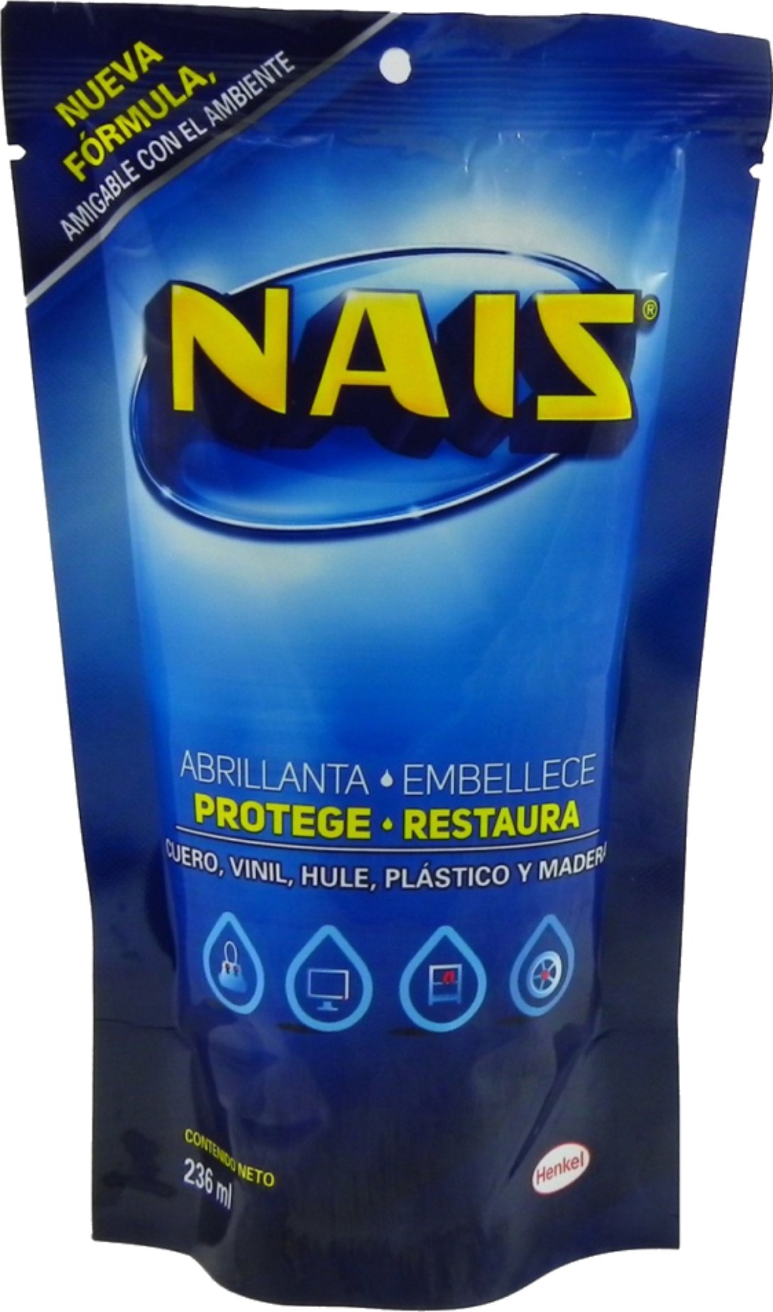 LIMP NAIZ P/CARRO 236ML BOLSA CJ 24 UNDS