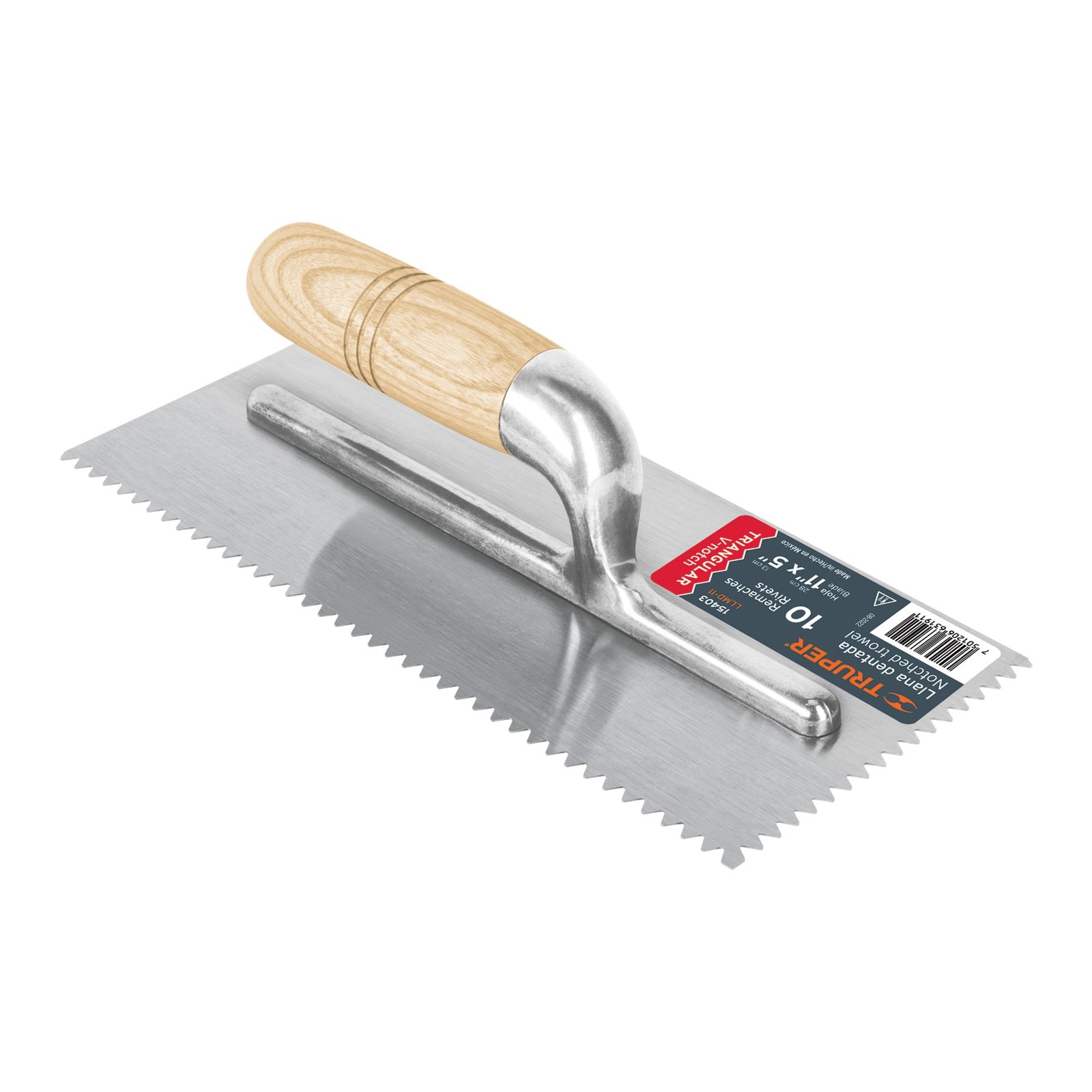 LLANETA DENT FINO PUNO MAD 11" X 5"LLMD-11 TRUPER