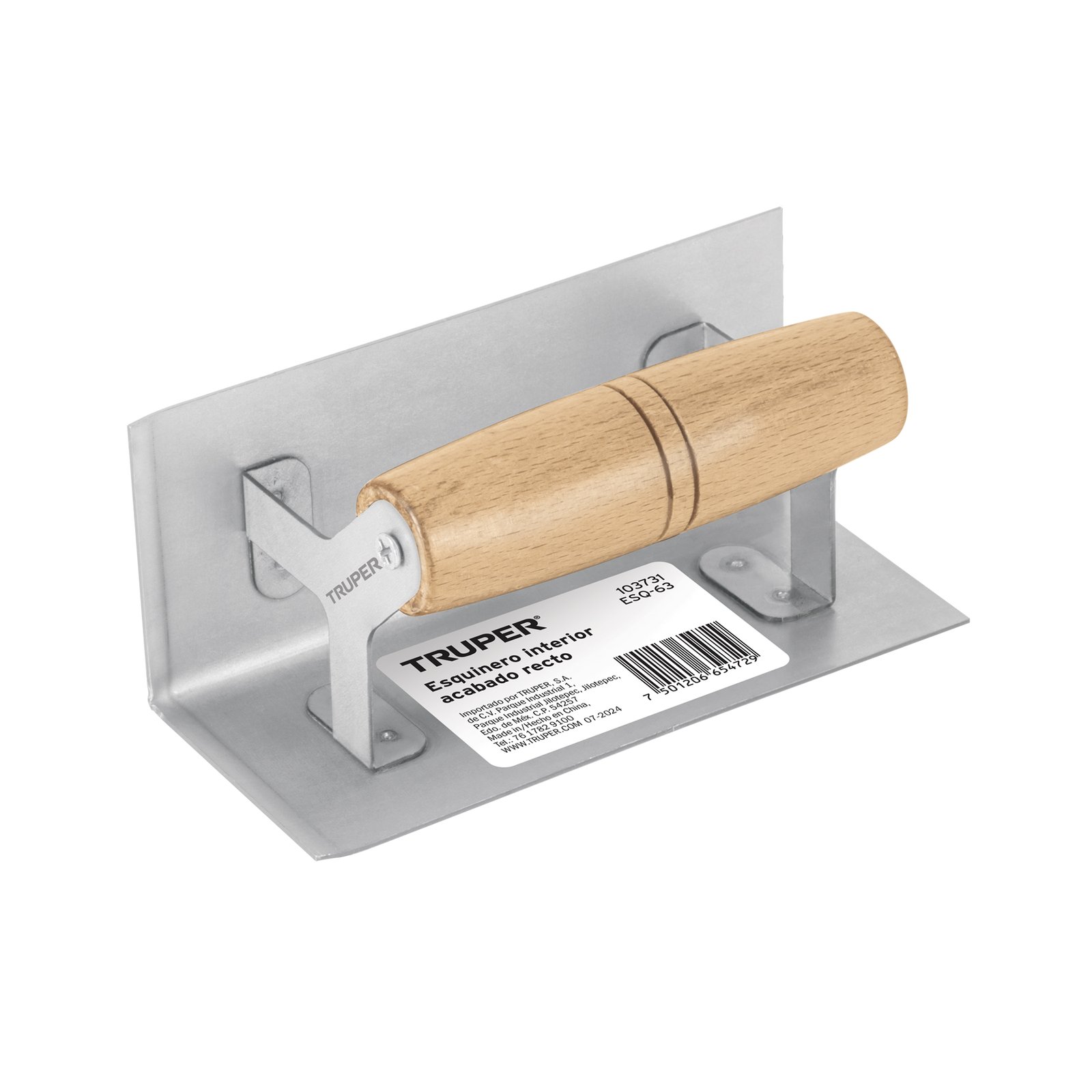 LLANETA ESQUINER 6"x1/2" INT RECTO ESQ-63 TRUPER