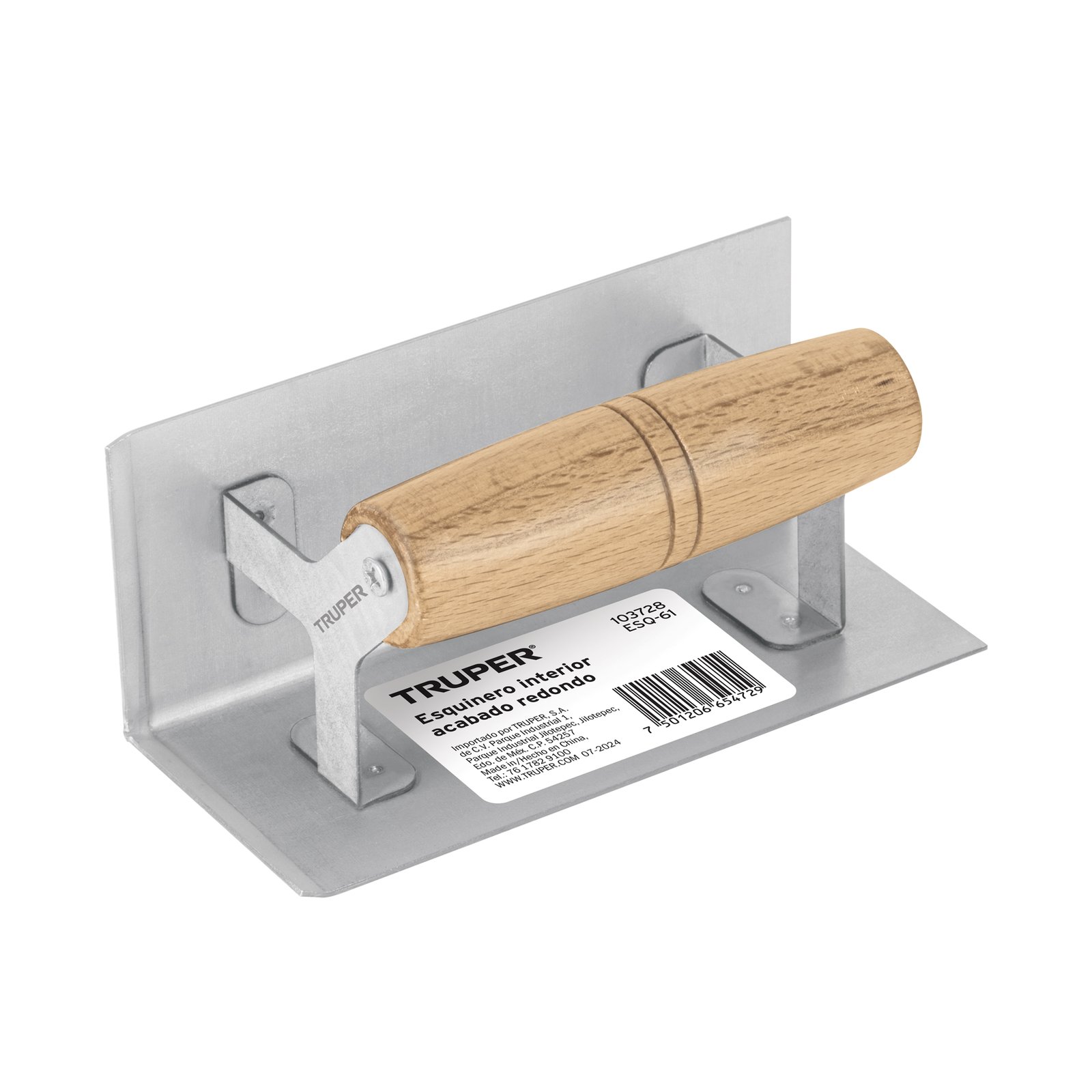 LLANETA ESQUINER 6"x1/2" INT REDONDO ESQ-61 TRUPER
