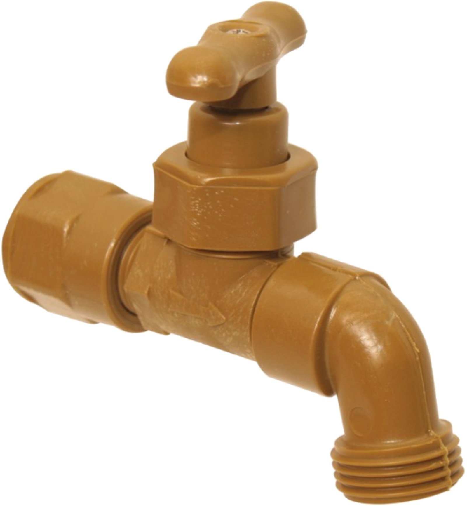 LLAVE DE CHORRO C/R DORADA #07000058.0 1/2"CHROMA