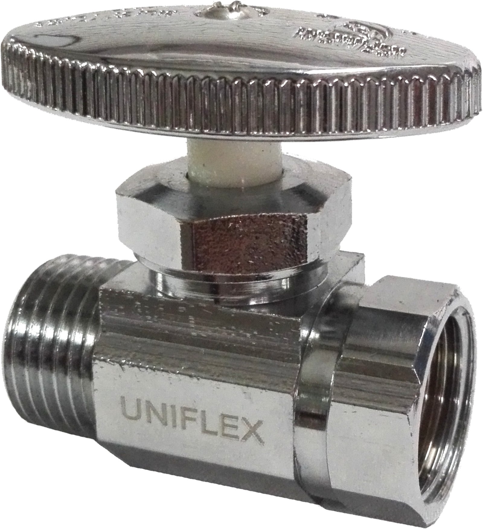LLAVE DE CONTROL RECTA 1/2-1/2 #9903 UNIFLEX