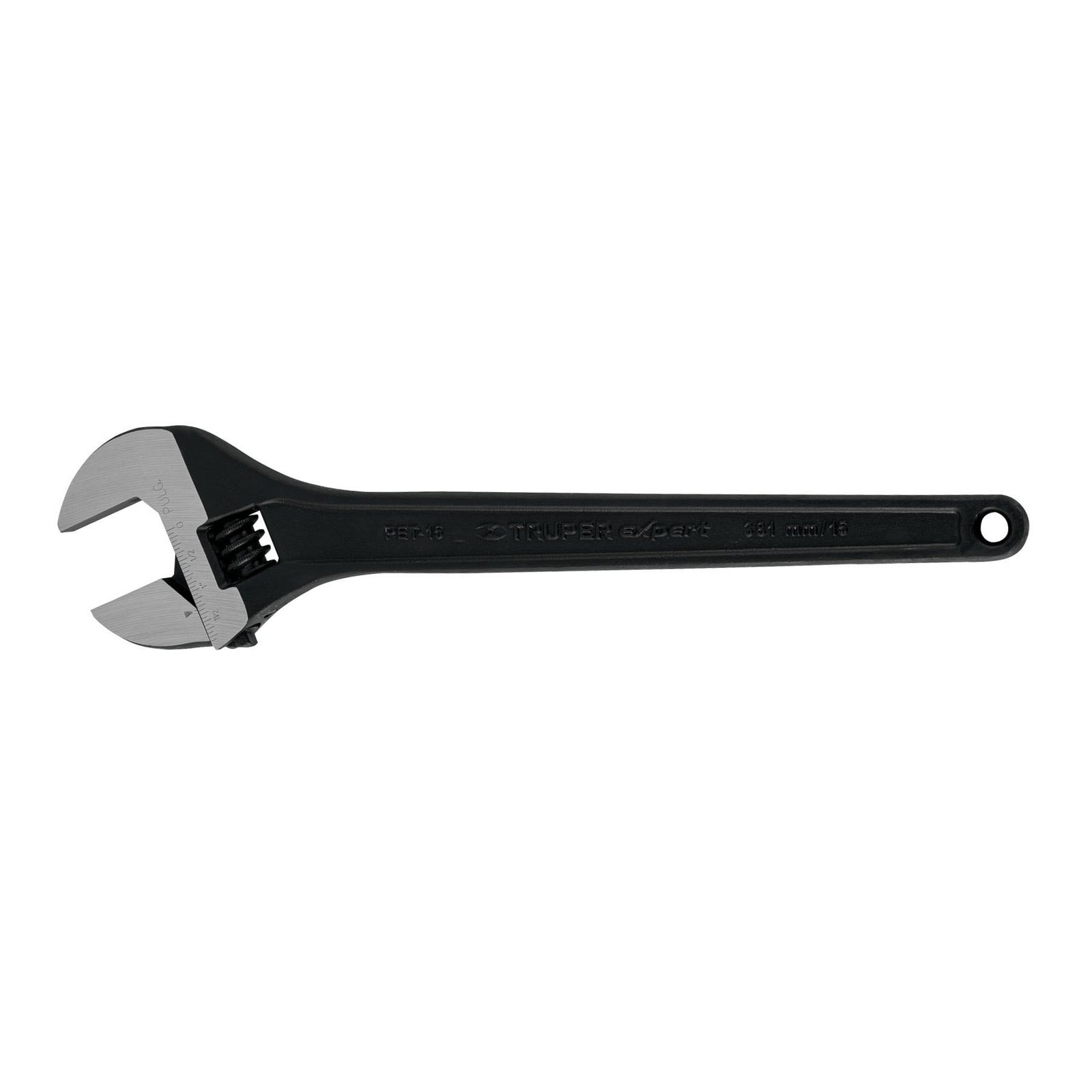 LLAVE FRANCESA 15" NEGRA PET-15 TRUPER