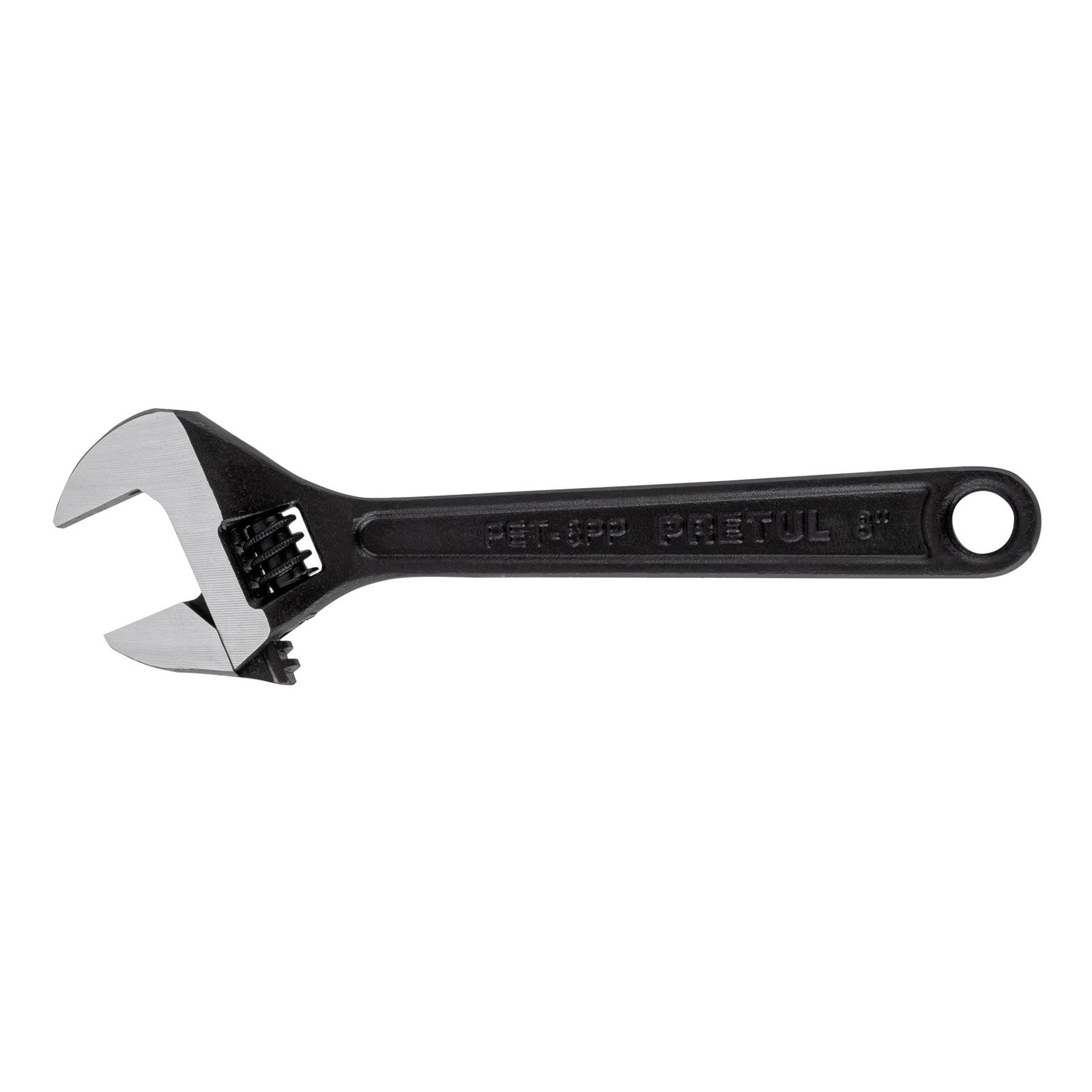 LLAVE FRANCESA 8" NEGRA PET-8PPB PRETUL