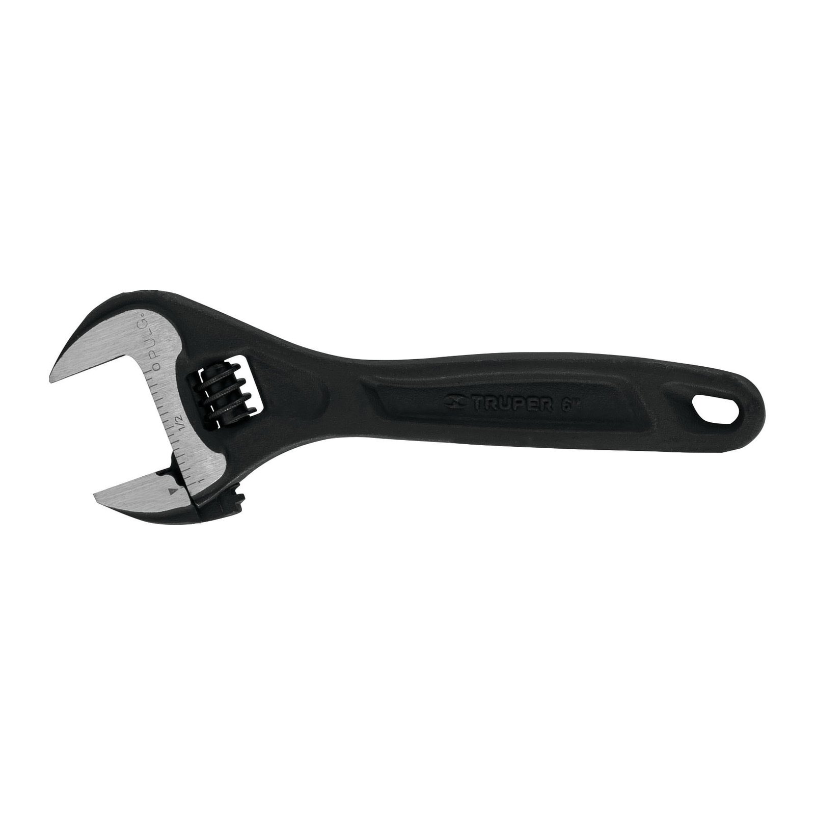 LLAVE FRANCESA 6" NEGRA TRUPER PET-6 TRUPER